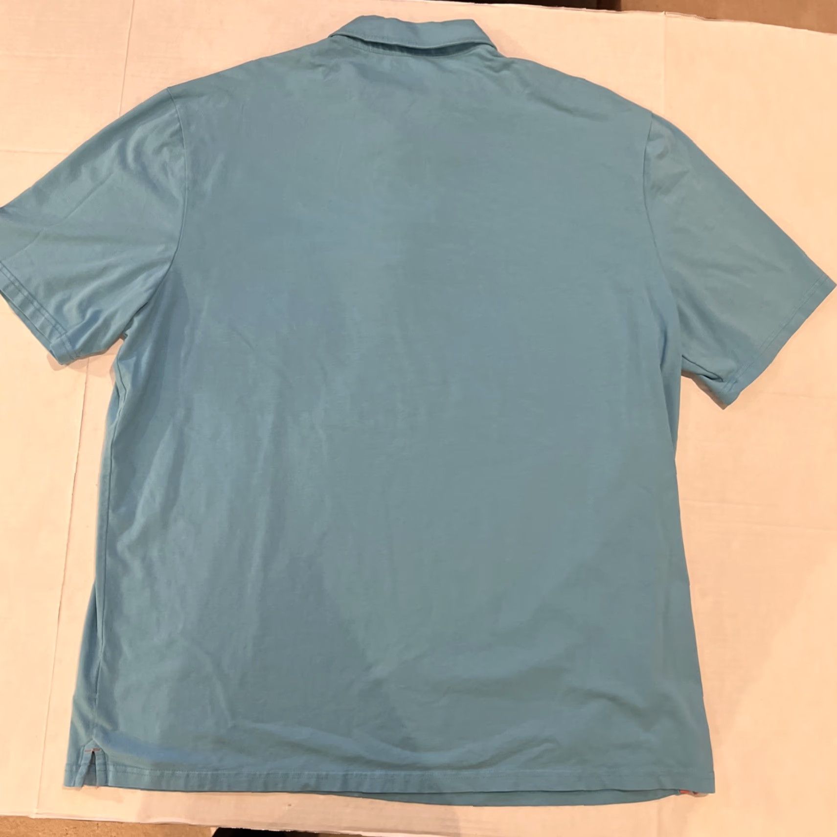johnnie-O Johnnie-O Polo Shirt 2XL Light Blue Hangin’ Out Surfer Golfer Pocket Short Sleeve Size US XXL / EU 58 / 5 - 7 Thumbnail