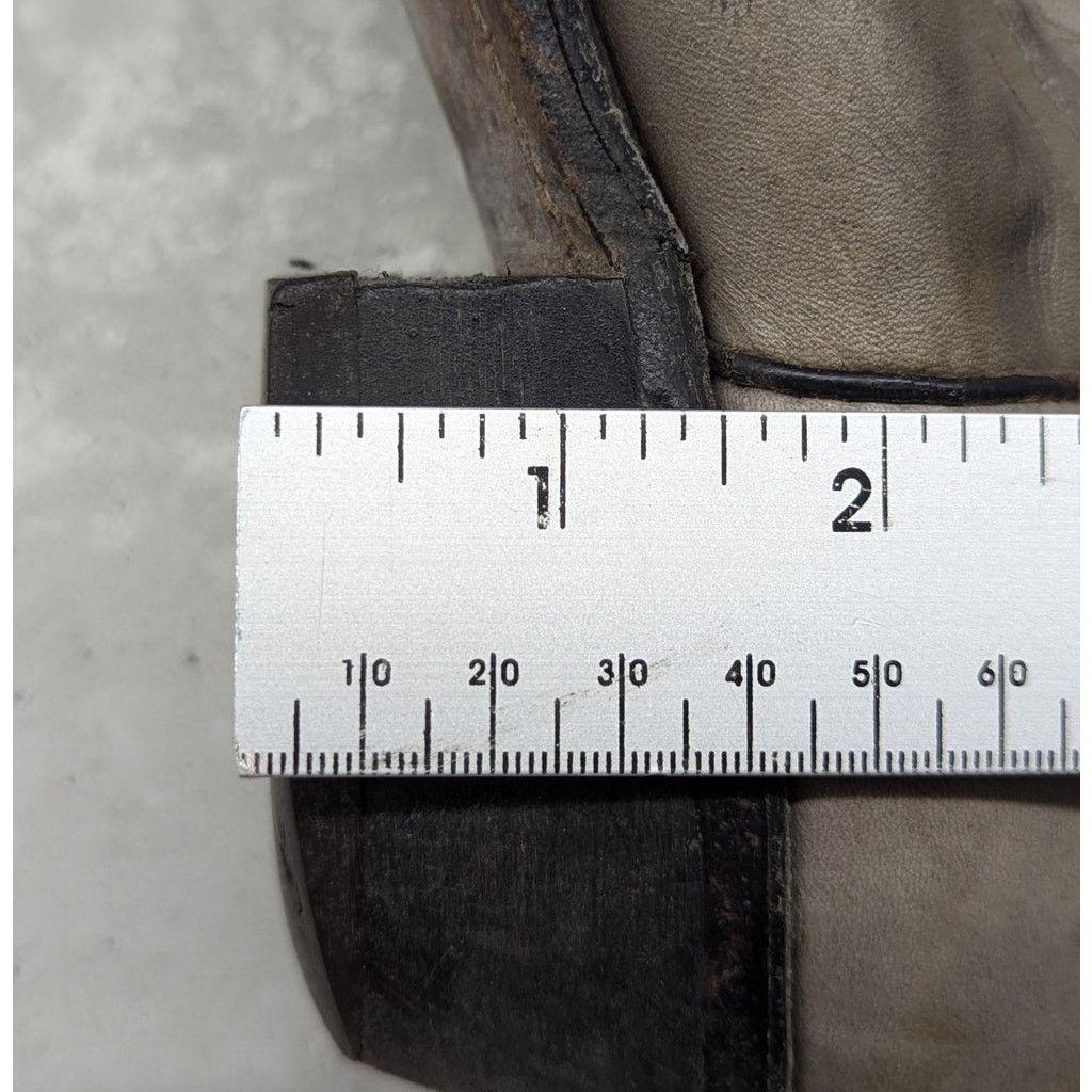 Vintage × Western Mountaineering Vintage Double H Grey/Green Cow Boy Boots Size US 8 / EU 41 - 7 Thumbnail