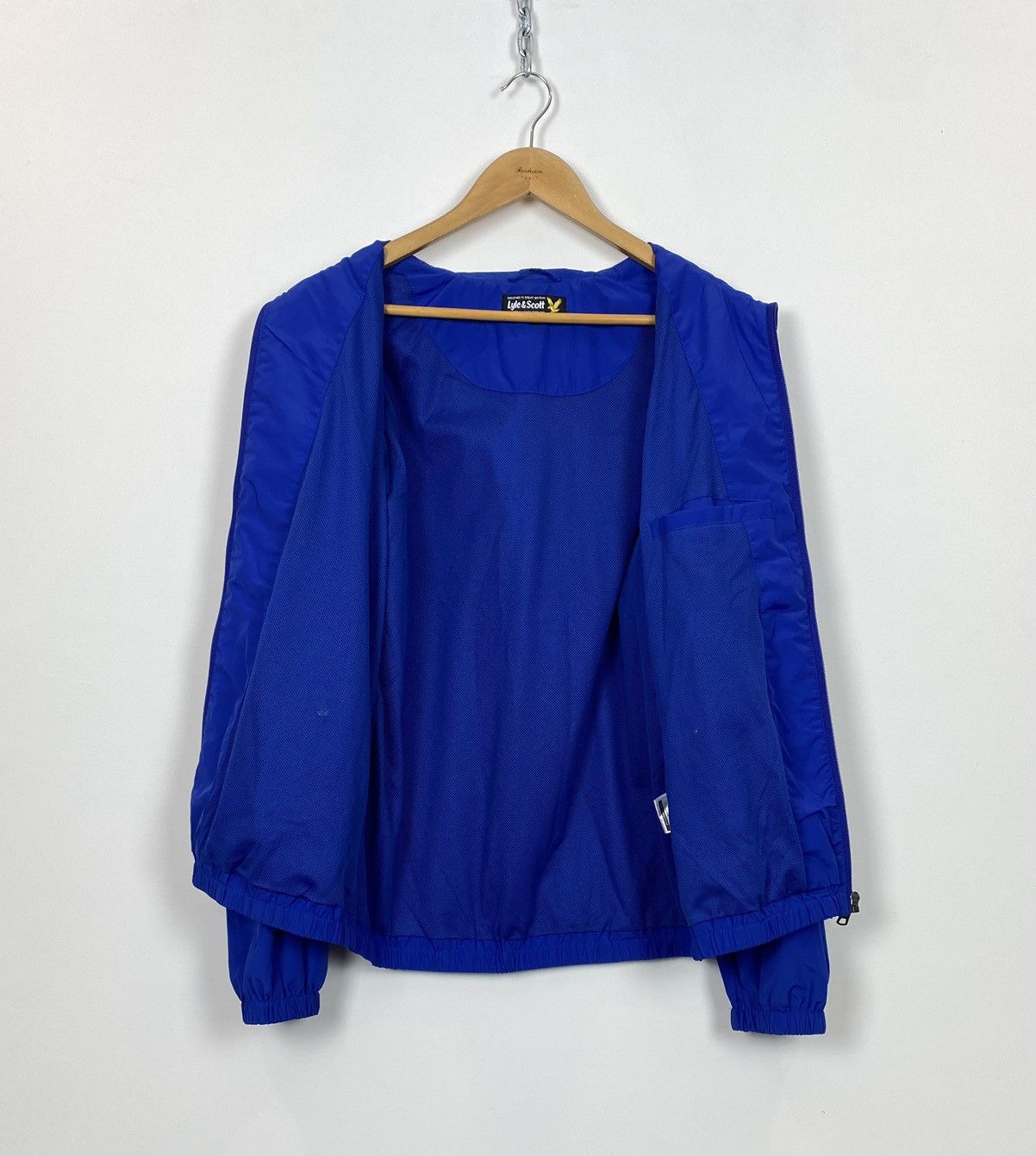 Lyle & Scott Lyle And Scott Men’s Blue Funnel Neck Jacket Size Medium Top Size US M / EU 48-50 / 2 - 6 Thumbnail