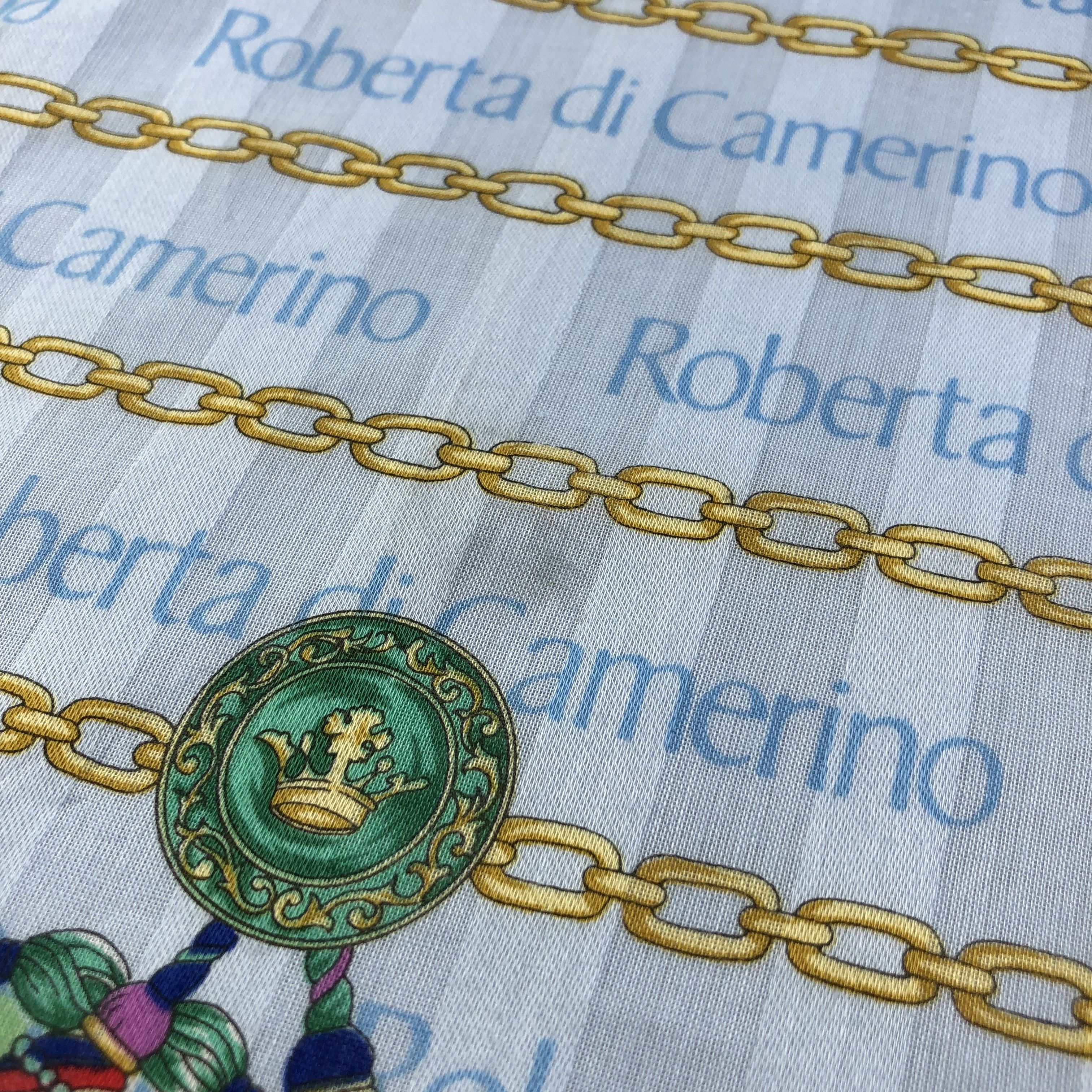 Roberta di Camerino × Vintage Roberta di Camerino Handkerchief Neckerchief Bandana H2132 Size ONE SIZE - 5 Thumbnail