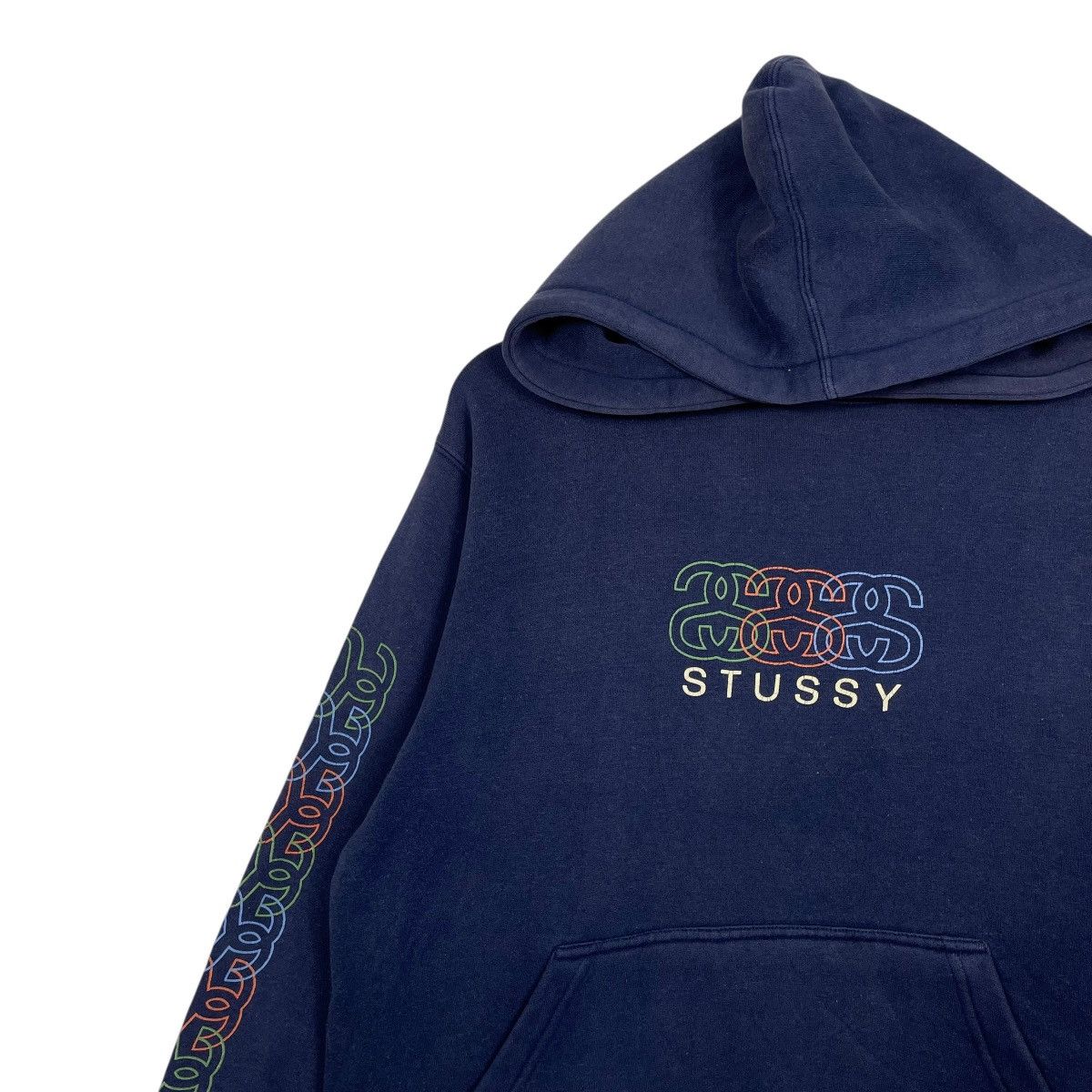 Stussy Vintage 90s Stussy Big Logo Pullover Hoodie Size US S / EU 44-46 / 1 - 6 Thumbnail