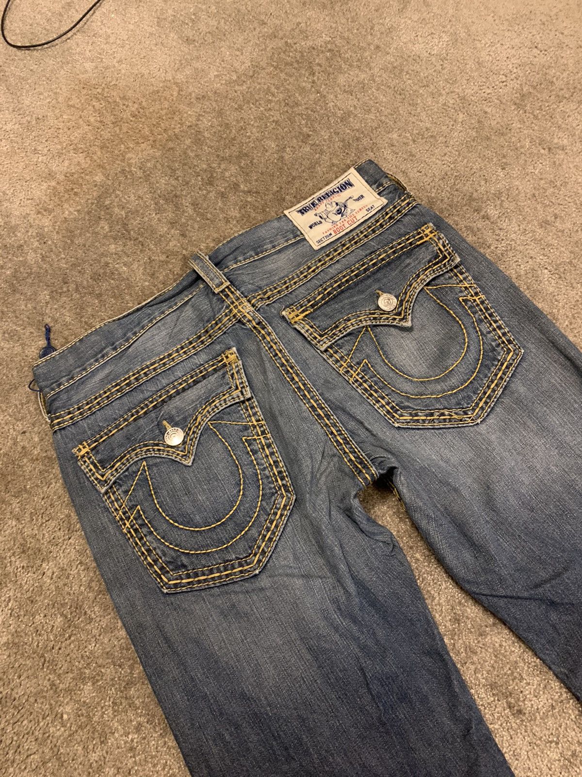 True Religion True Religion Boot Cut Y2K Denim Jeans Size US 34 / EU 50 - 2 Thumbnail