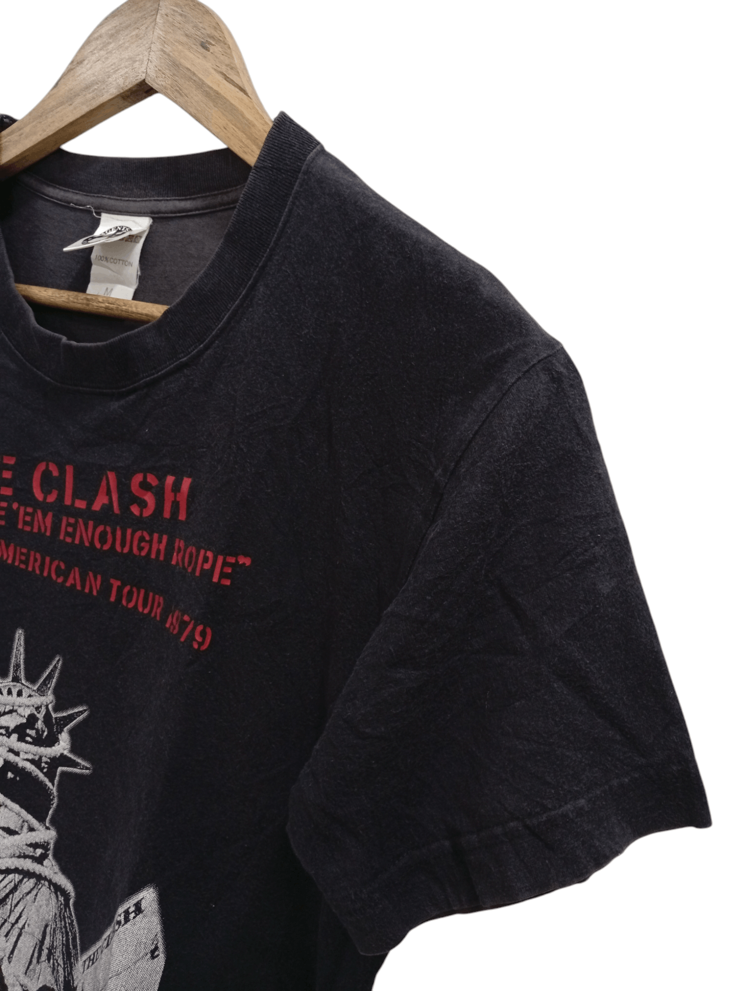 Band Tees × Vintage 🔥🔥The Clash Give'Em Enough Rope 1st American Tour 1979 Tee Size US M / EU 48-50 / 2 - 11 Thumbnail