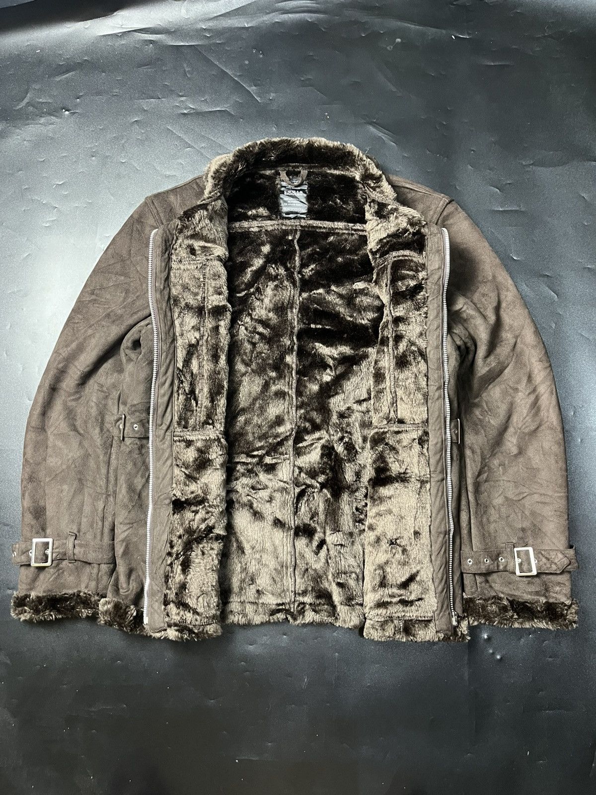 If Six Was Nine × Japanese Brand Japanese Louis Chavlon Crazy Suede Fur jacket Size US M / EU 48-50 / 2 - 6 Thumbnail