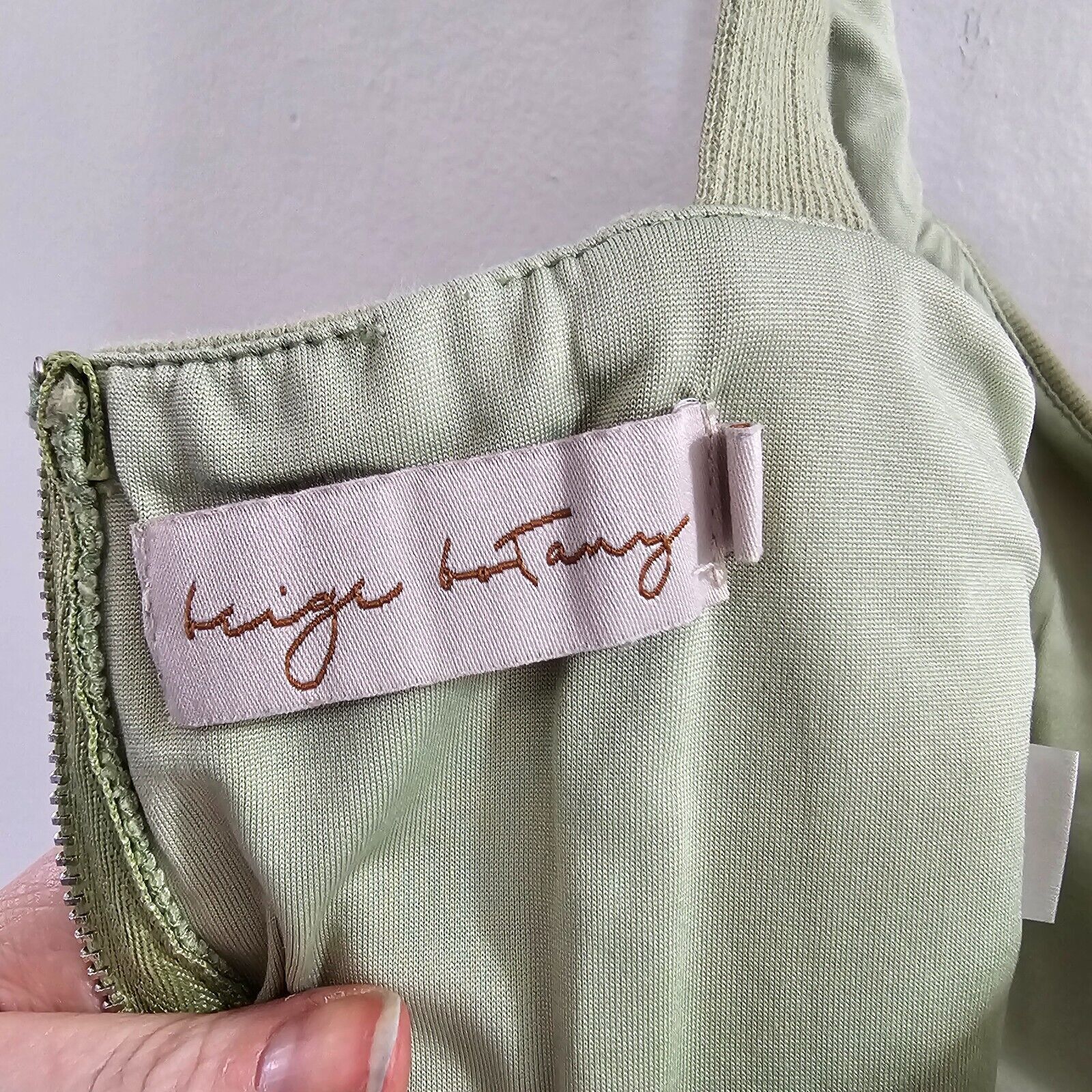 Other Beige Botany Soft Mint Green Square Neck Corset Crop Top S Size S / US 4 / IT 40 - 4 Thumbnail