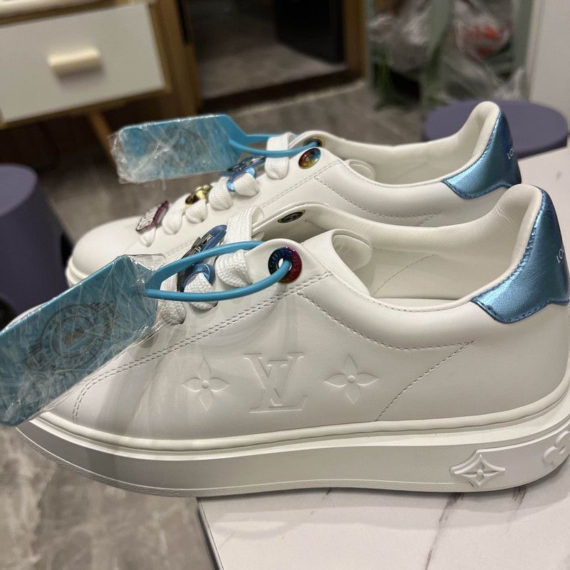 Louis Vuitton Time Out Leather Sneakers for Women