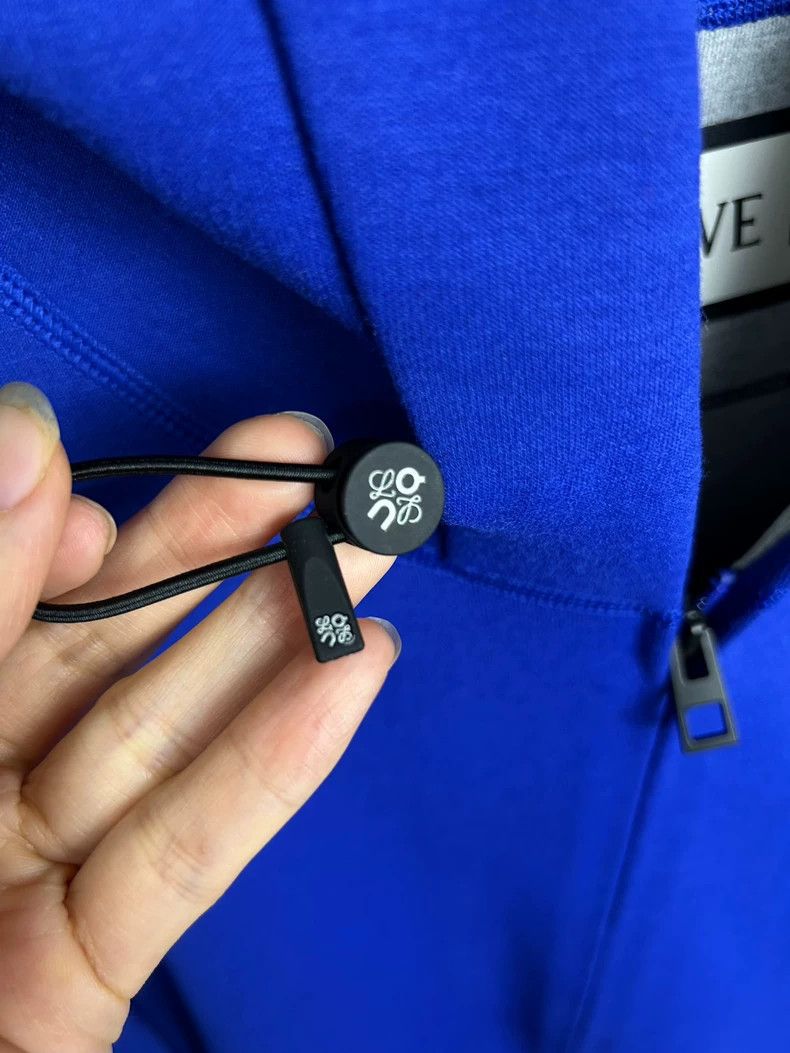 Loewe LOEWE Technology zipper hoodie sweater coat Klein blue Size L / US 10 / IT 46 - 3 Thumbnail