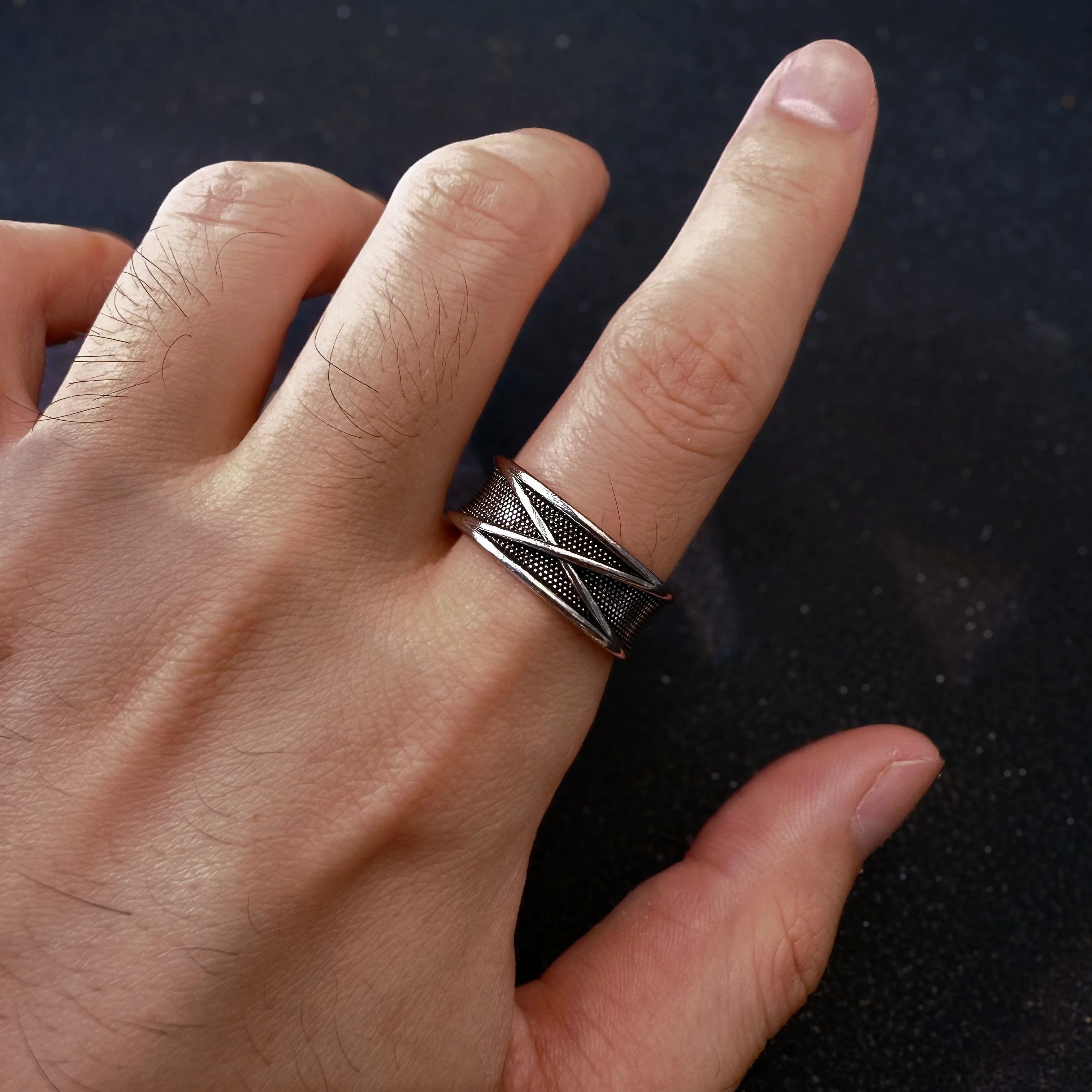 Other Retro Time Space Open Ring Size ONE SIZE - 2 Thumbnail