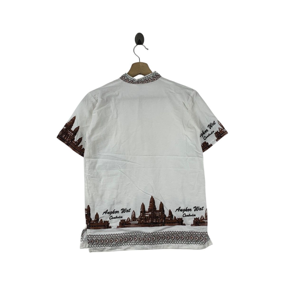 Vintage Vintage ANGKOR WAT CAMBODIA Traditional Temple Tee Shirt Size S / US 4 / IT 40 - 6 Thumbnail