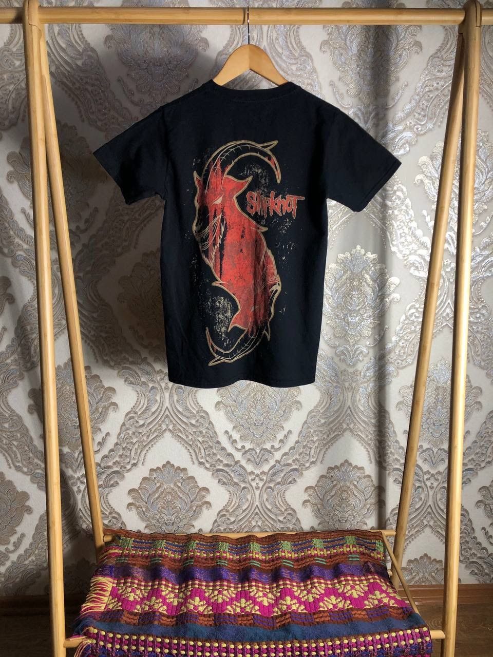 Slipknot × Vintage VERY RARE SLIPKNOT DOUBLE PRINTED WORLD TOUR ROCK T-SHIRT Size US S / EU 44-46 / 1 - 4 Thumbnail