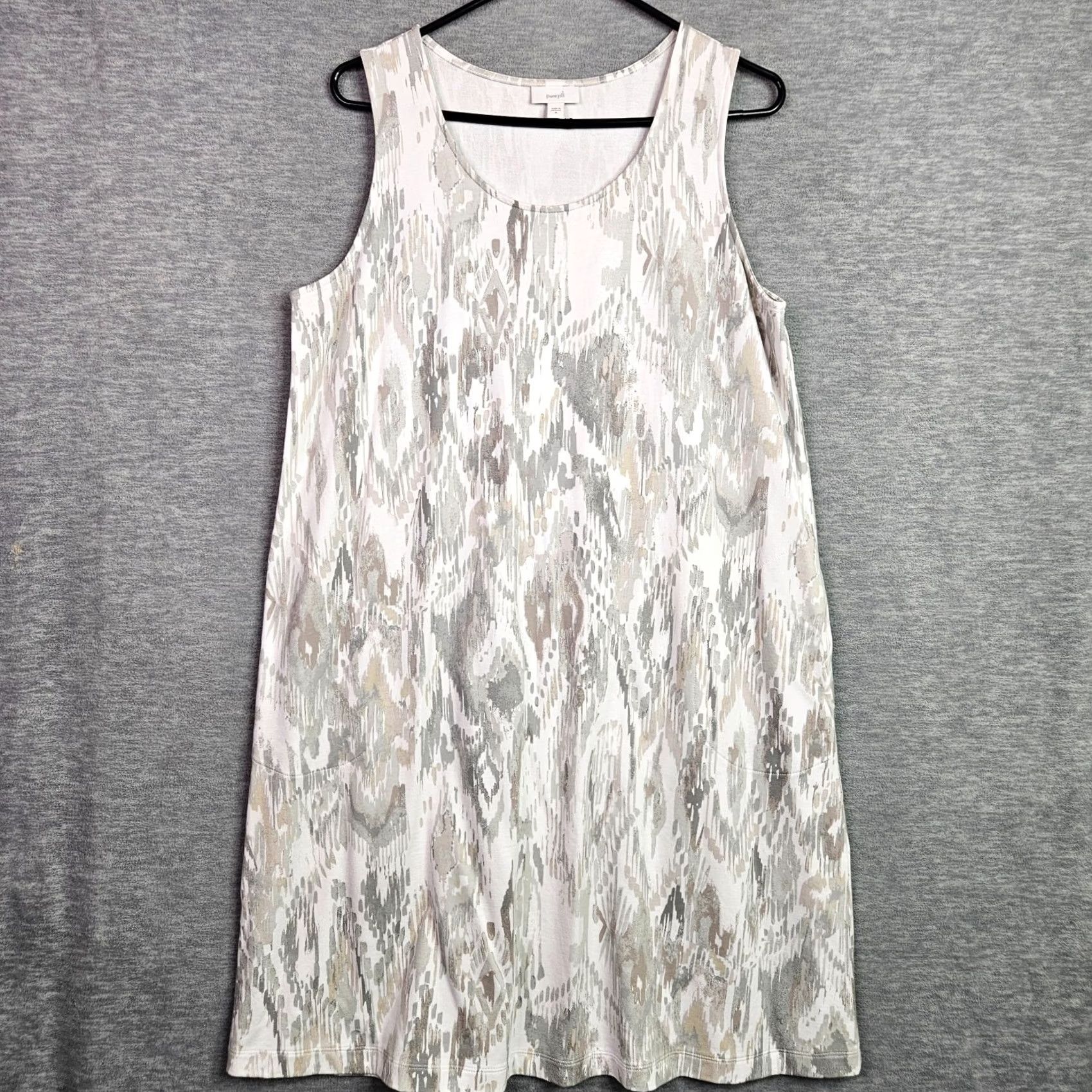 J. Jill J. Jill Pure Jill Abstract Print Sleeveless A-Line Shift Dress Multicolor Sz M Men/Women? Ladies Size M / US 6-8 / IT 42-44 - 2 Thumbnail
