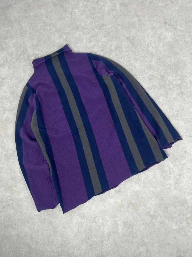 Emporio Armani 1990s Emporio Armani Purple Lined Turtleneck Sweater Size US S / EU 44-46 / 1 - 4 Thumbnail