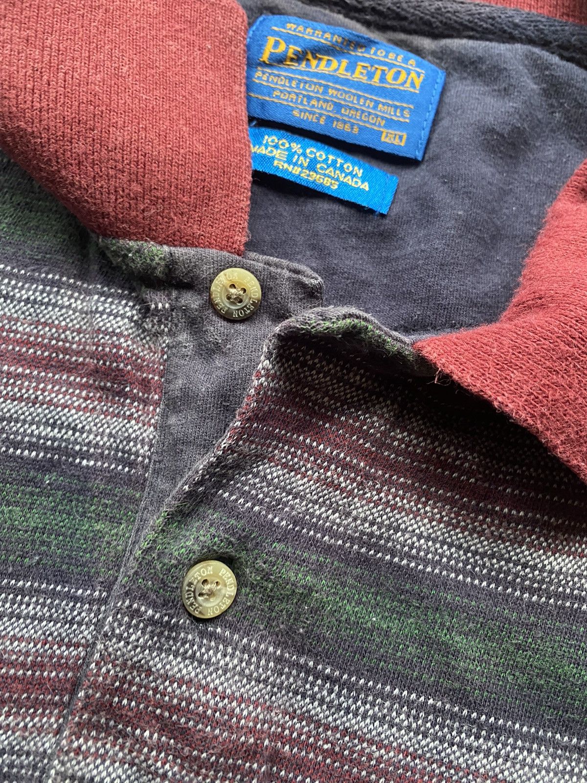 Pendleton × Vintage Pendleton Polo Shirt Mens Size US XL / EU 56 / 4 - 7 Thumbnail