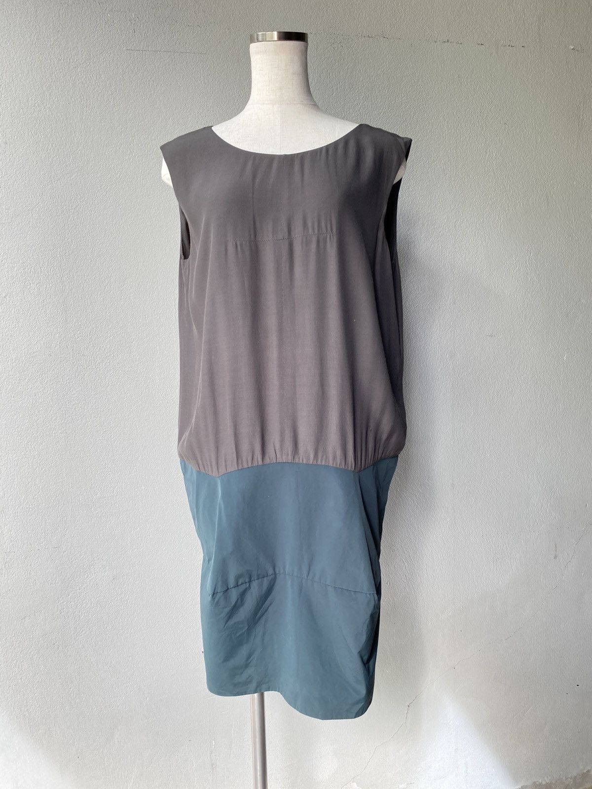 Marni MARNI Brown Top and Navy Blue Skirt Mini Dress Size XS / US 0-2 / IT 36-38 - 1 Thumbnail