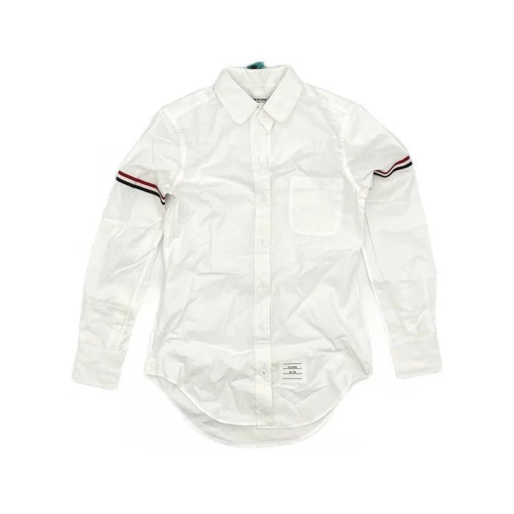Thom Browne Thom Browne Classic Long Sleeve Shirt for Women -2507 Size M / US 6-8 / IT 42-44 - 8 Thumbnail