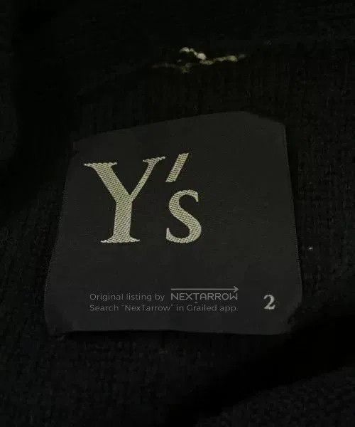 Yohji Yamamoto Y's Yohji Yamamoto Black Knit Button Top. Size M / US 6-8 / IT 42-44 - 5 Thumbnail
