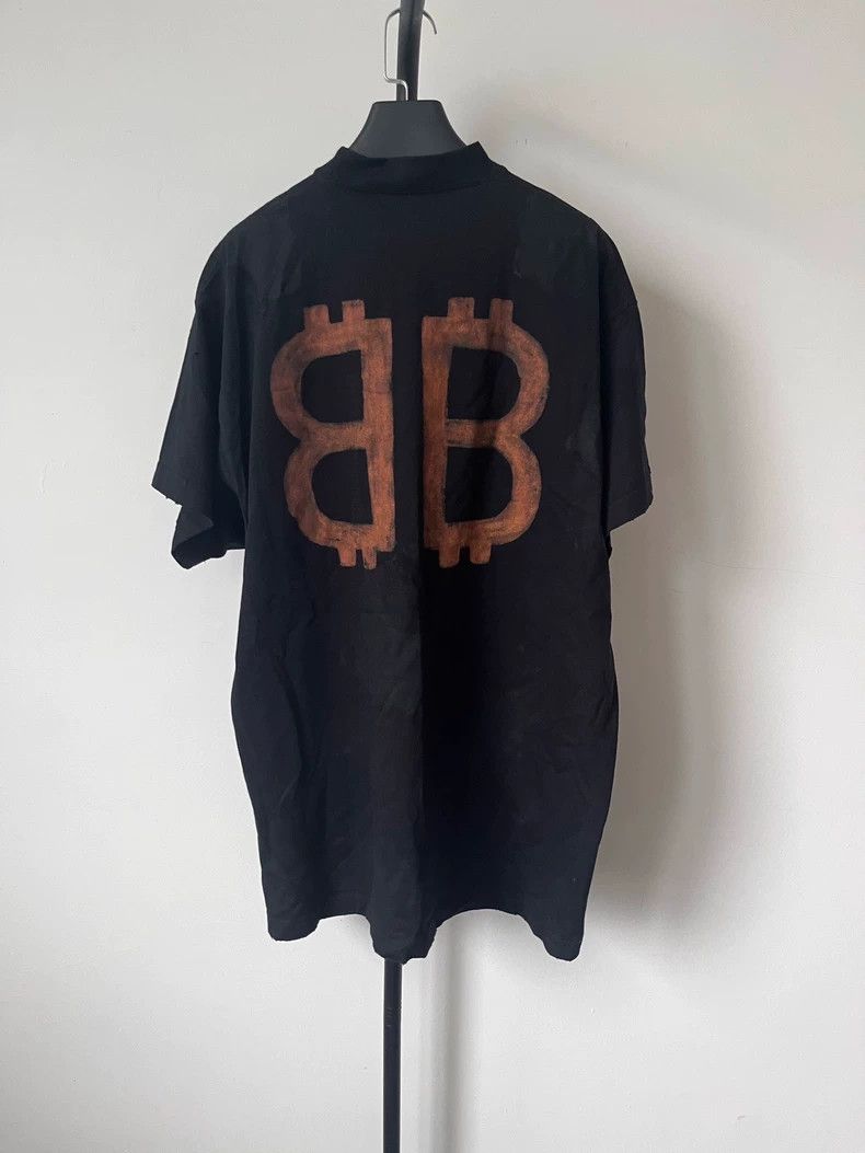 Balenciaga Balenciaga Solid monogrammed crewneck short sleeve T-shirt Size US S / EU 44-46 / 1 - 2 Thumbnail