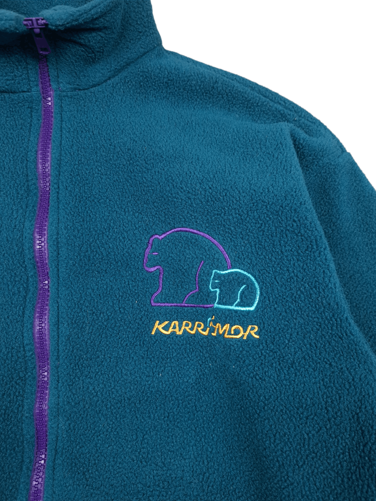 Karrimor × Vintage 💎 Karrimor Polartec Vintage Fleece Zip Jacket Outdoor Y2K Size US L / EU 52-54 / 3 - 5 Thumbnail