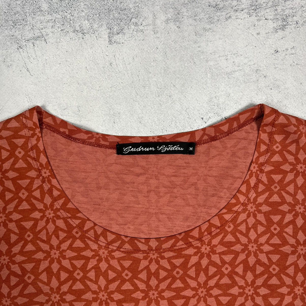 Gudrun Sjoden Ladies Gudrun Sjoden Printed Long Sleeve Tunic Shirt Size M / US 6-8 / IT 42-44 - 14 Thumbnail