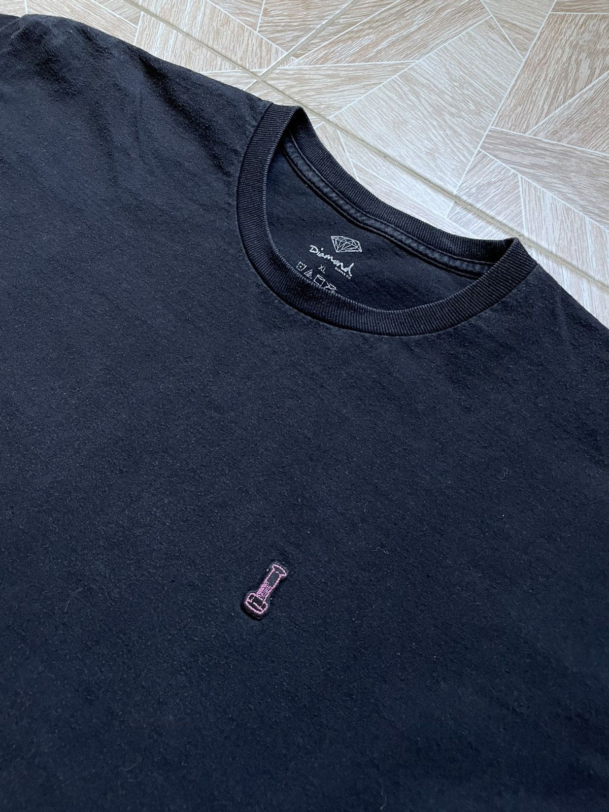 Diamond Supply Co. × Vintage Y2K Rare Skateboarding Diamond Supply Co Big Skull Logo Tee Size US XL / EU 56 / 4 - 4 Thumbnail