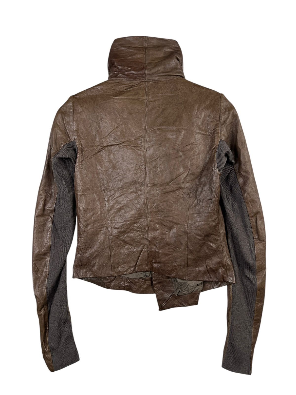 Rick Owens 🔥 RICK OWENS HYBRID LEATHER BOHO MOTORCYCLE JACKET Size M / US 6-8 / IT 42-44 - 8 Thumbnail
