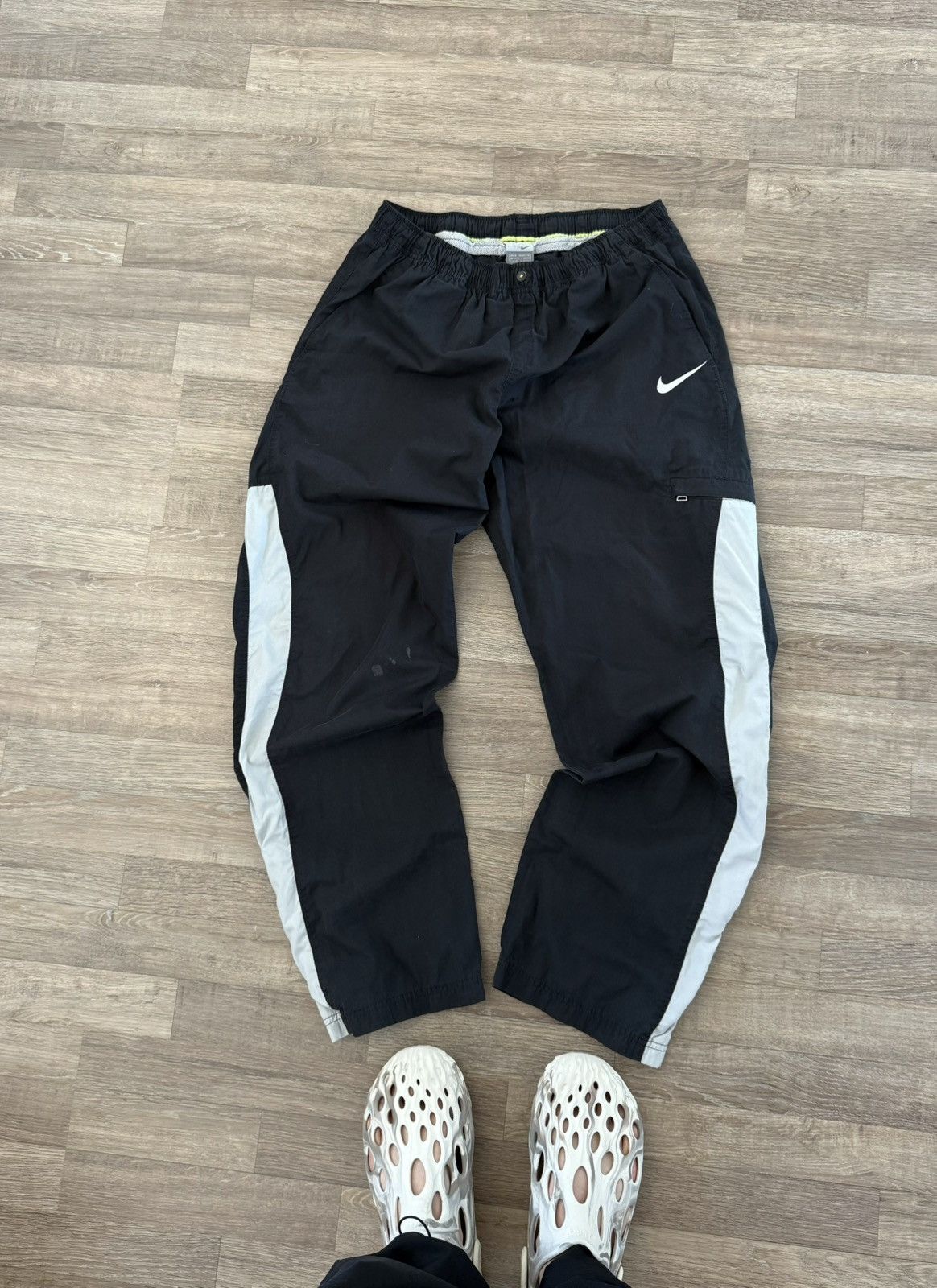 Nike Vintage Y2K Nike Track Drill Nylon Air Max Joggers Sk8 Pants Size US 32 / EU 48 - 5 Thumbnail