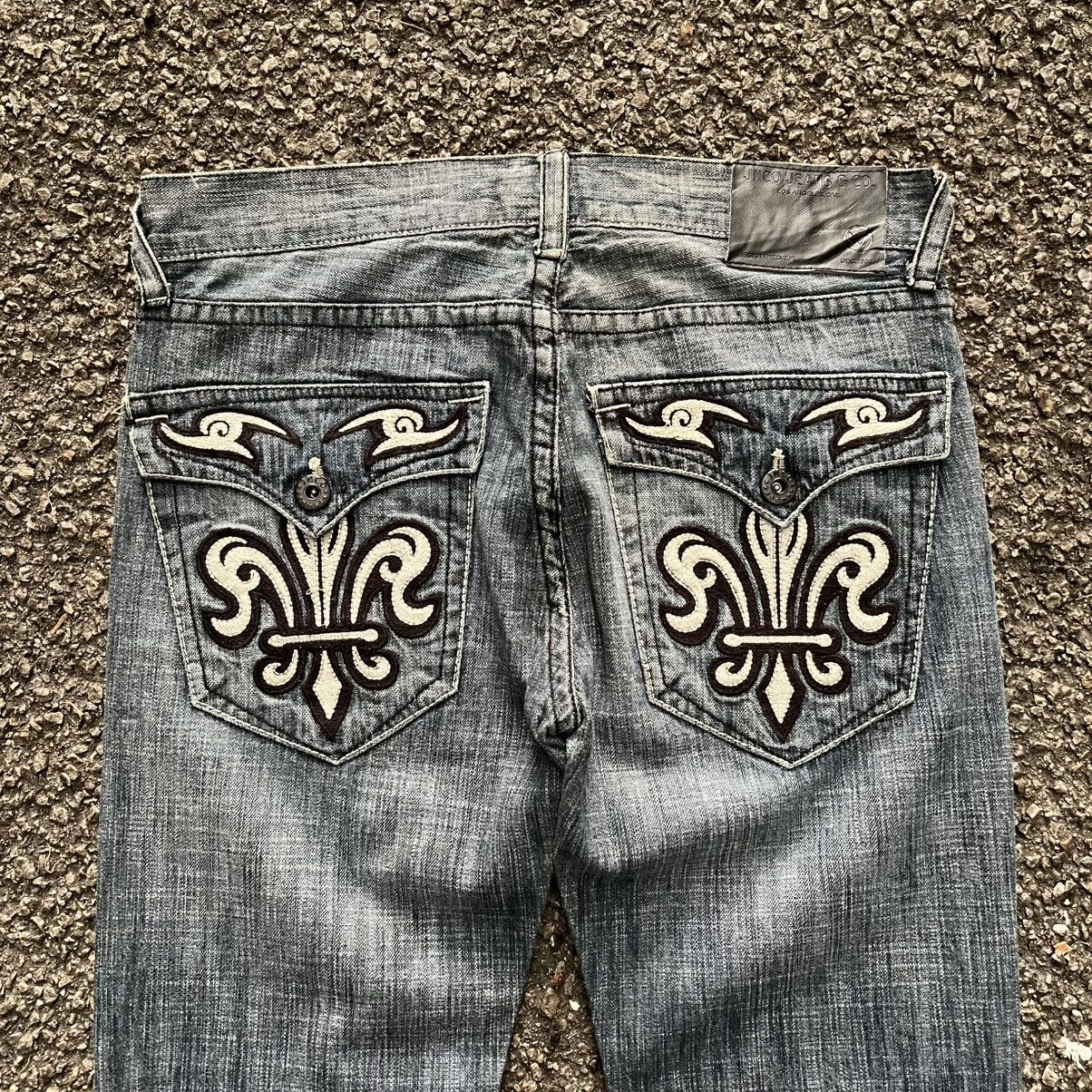 Affliction Crazy JNCO Jeans Affliction Style Cyber Grunge Denim Punk Size US 32 / EU 48 - 13 Thumbnail
