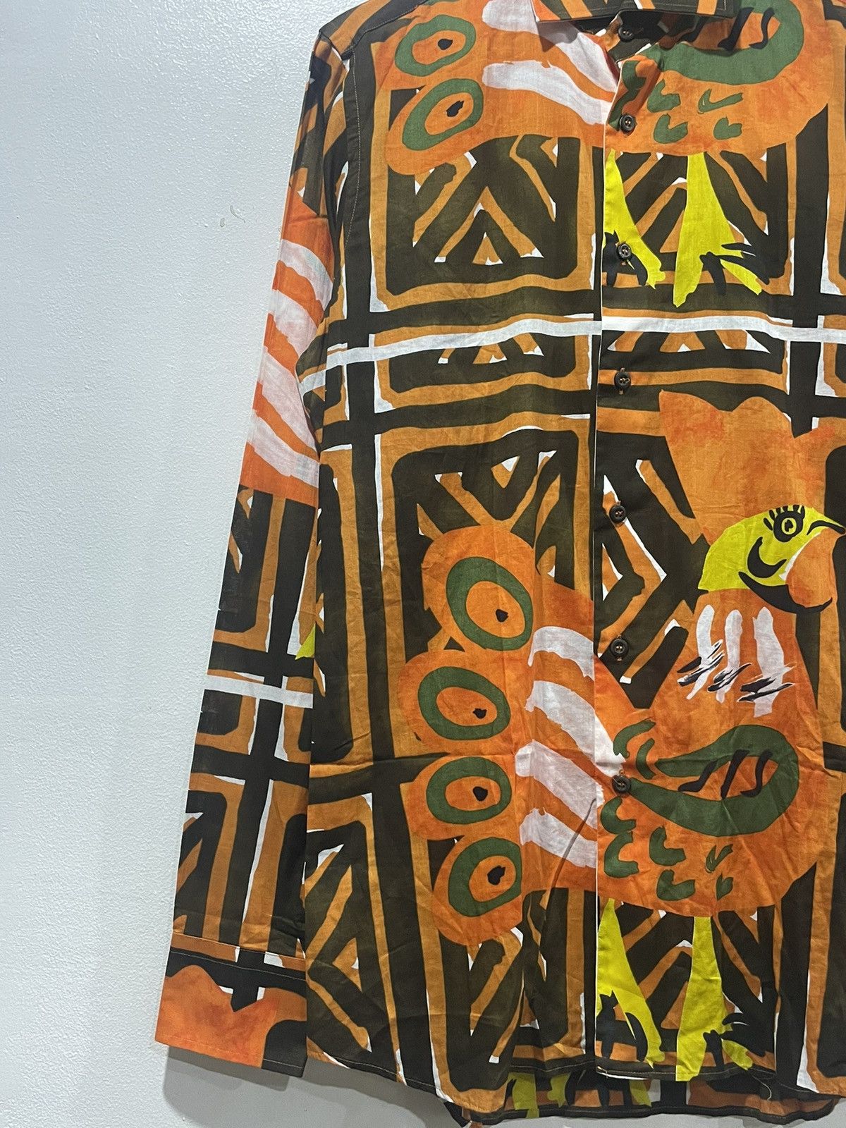 Prada Prada Chicken AllOver Print Button Shirts Size US M / EU 48-50 / 2 - 2 Thumbnail
