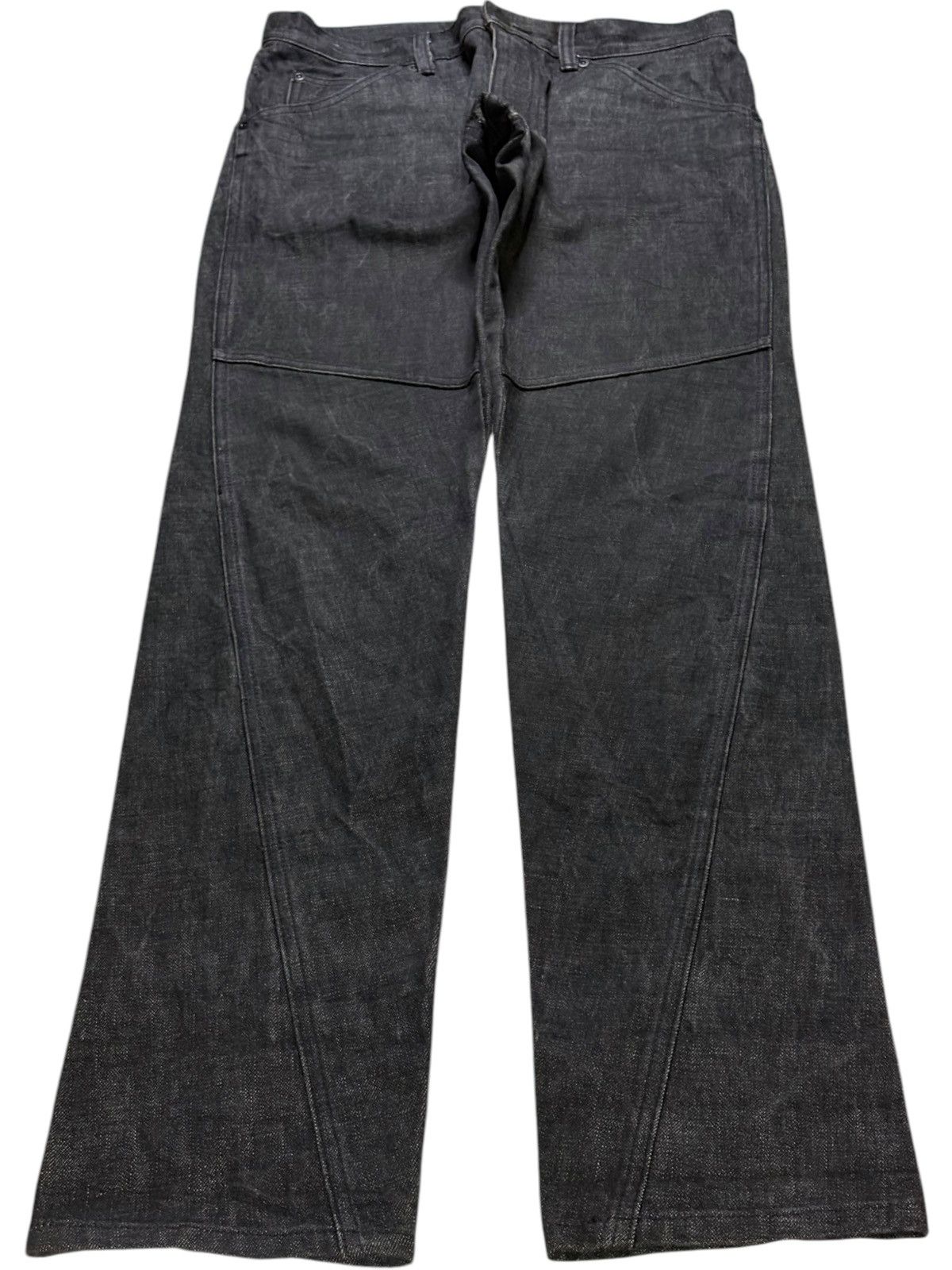 Other Vintage Japanese Brand Faded Wash Distressed Slim Jeans Size US 31 - 1 Thumbnail