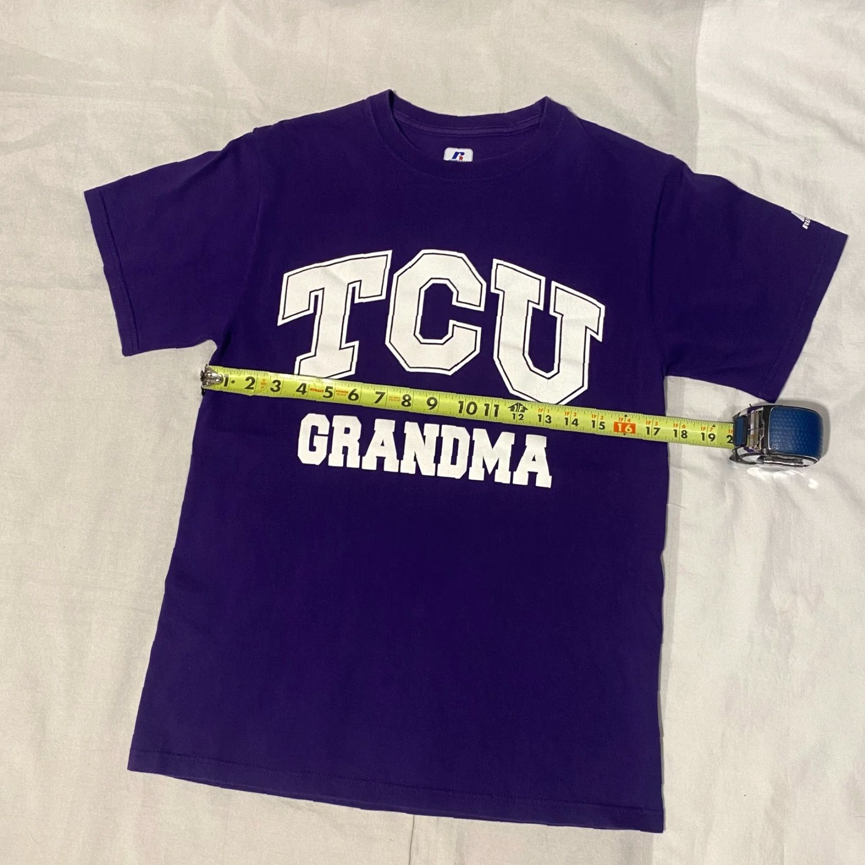 Russell Athletic TCU Grandma Purple Russell Athletic T shirt - Small Woman Cotton Short Sleeve Crew Neck Logo University Tshirt Size S / US 4 / IT 40 - 2 Thumbnail