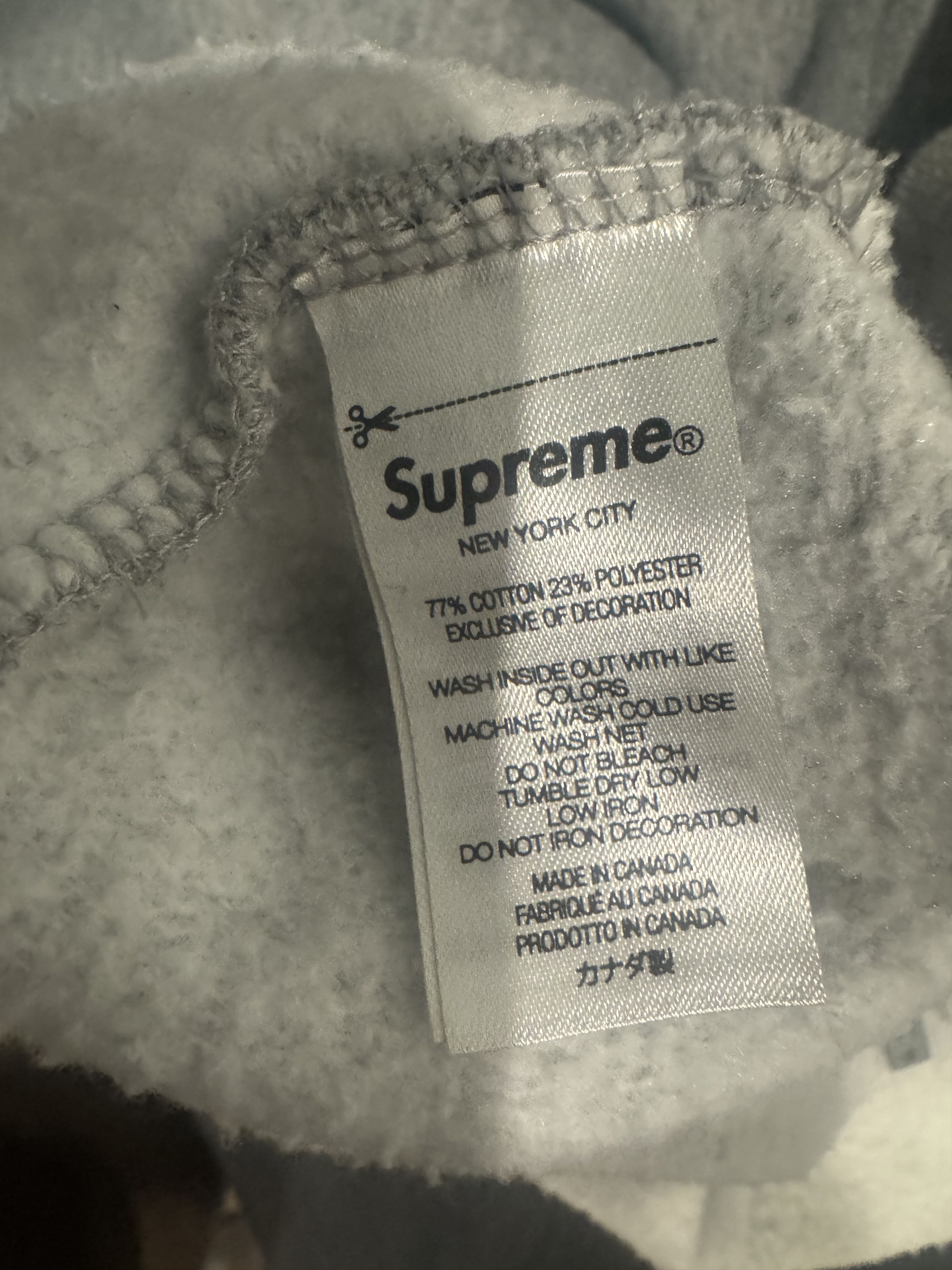Supreme Enamel Small Box Hooded Sweatshirt Size US S / EU 44-46 / 1 - 5 Thumbnail