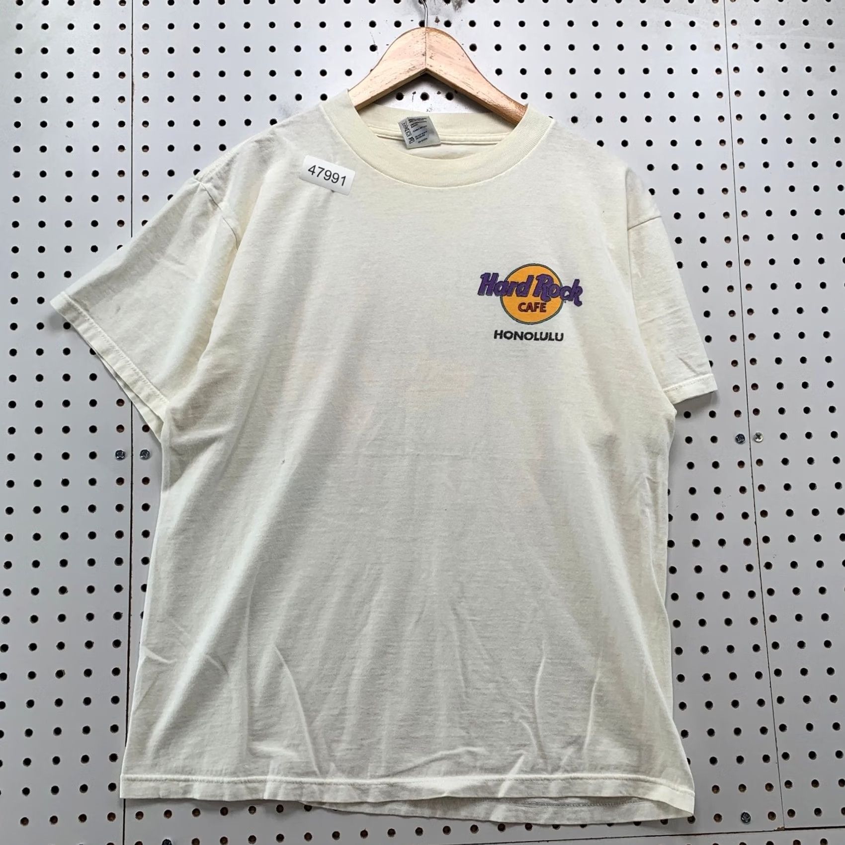 Hard Rock Cafe VINTAGE Hard Rock Honolulu Shirt Mens L White Surfboard Single Stitch USA Shirt Mens L White Surfboard 90s Beach Size US L / EU 52-54 / 3 - 2 Thumbnail