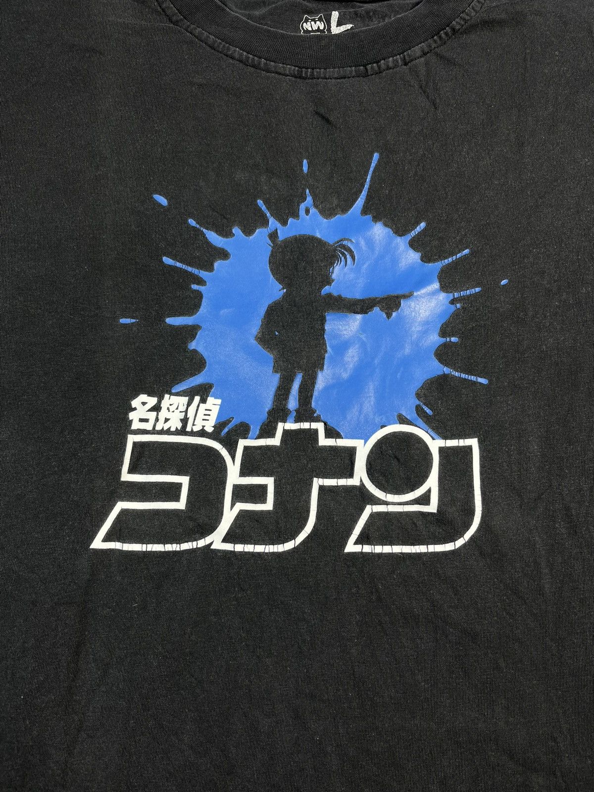 Anime Detective Conan Nekowear Japan Anime Graphic Tee Size US L / EU 52-54 / 3 - 4 Thumbnail
