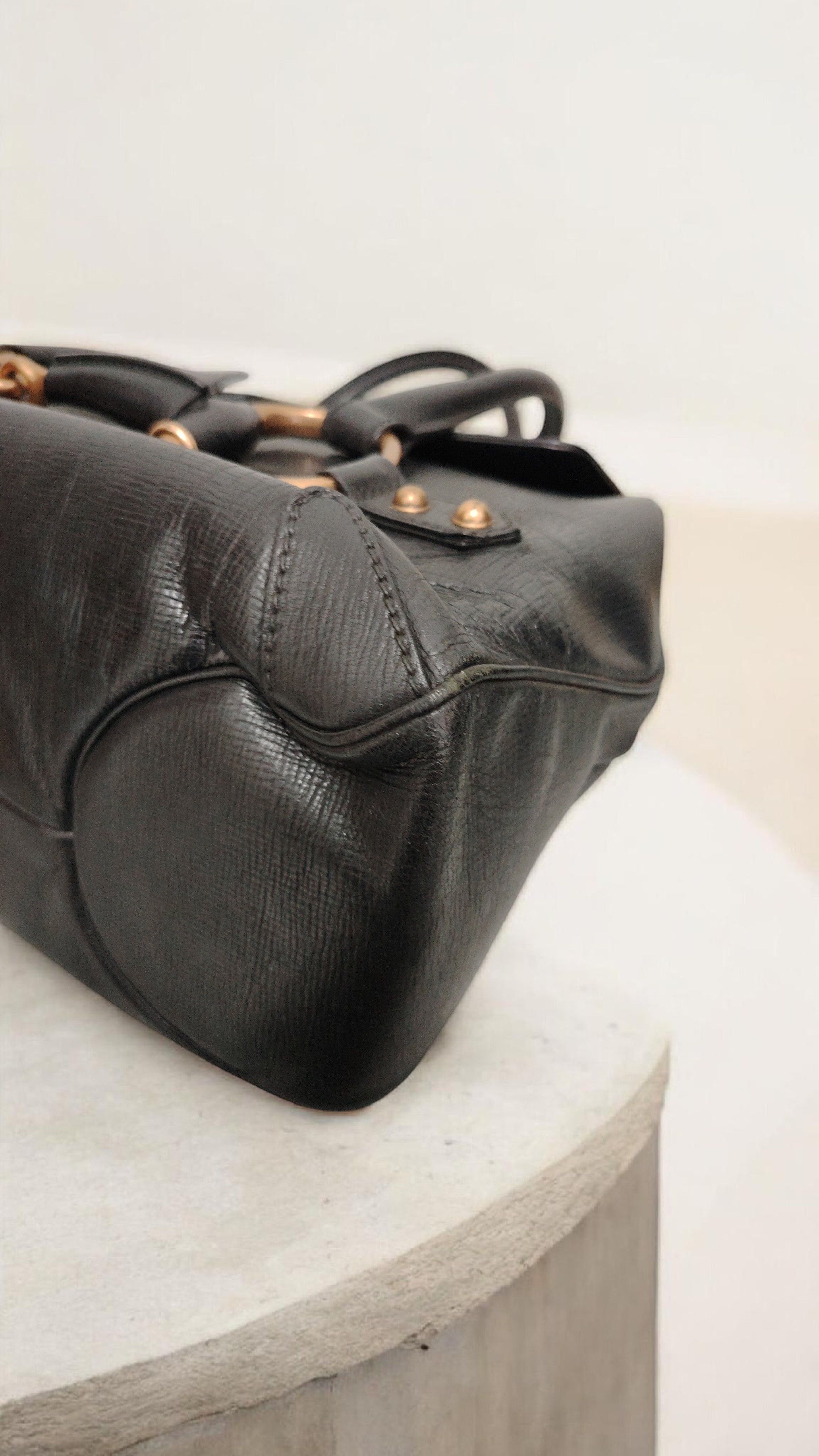 Gucci Gucci Horsebit Large Chain Satchel Bag Size ONE SIZE - 7 Thumbnail