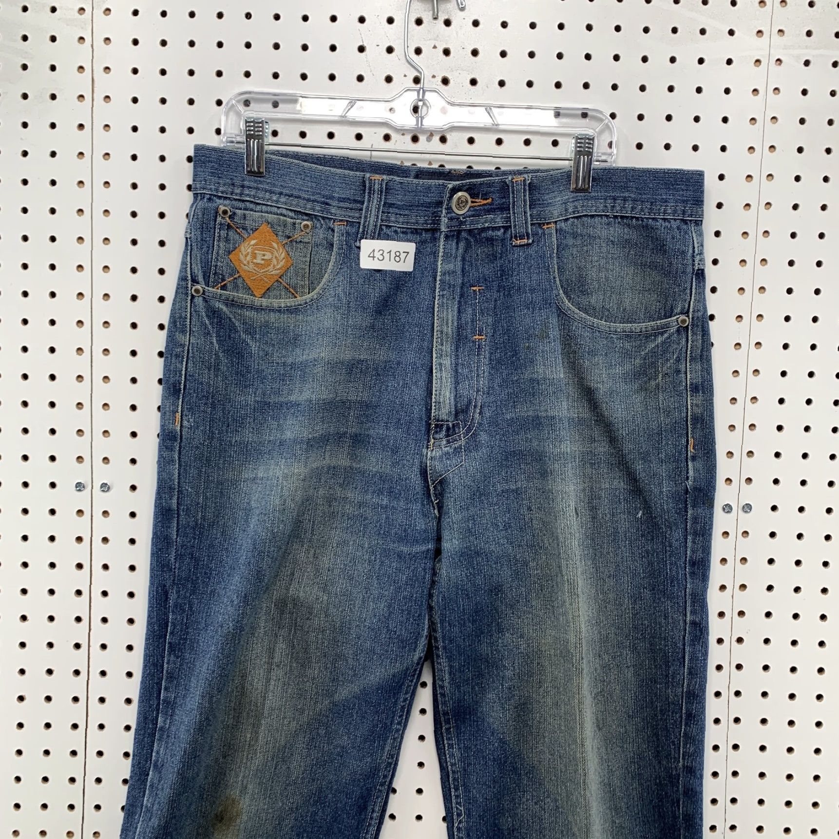 Phat Farm VINTAGE Phat Farm Baggy Denim Jeans Size 36 Blue Wide Leg Hip Hop 36x31 Mens Size US 36 / EU 52 - 3 Thumbnail