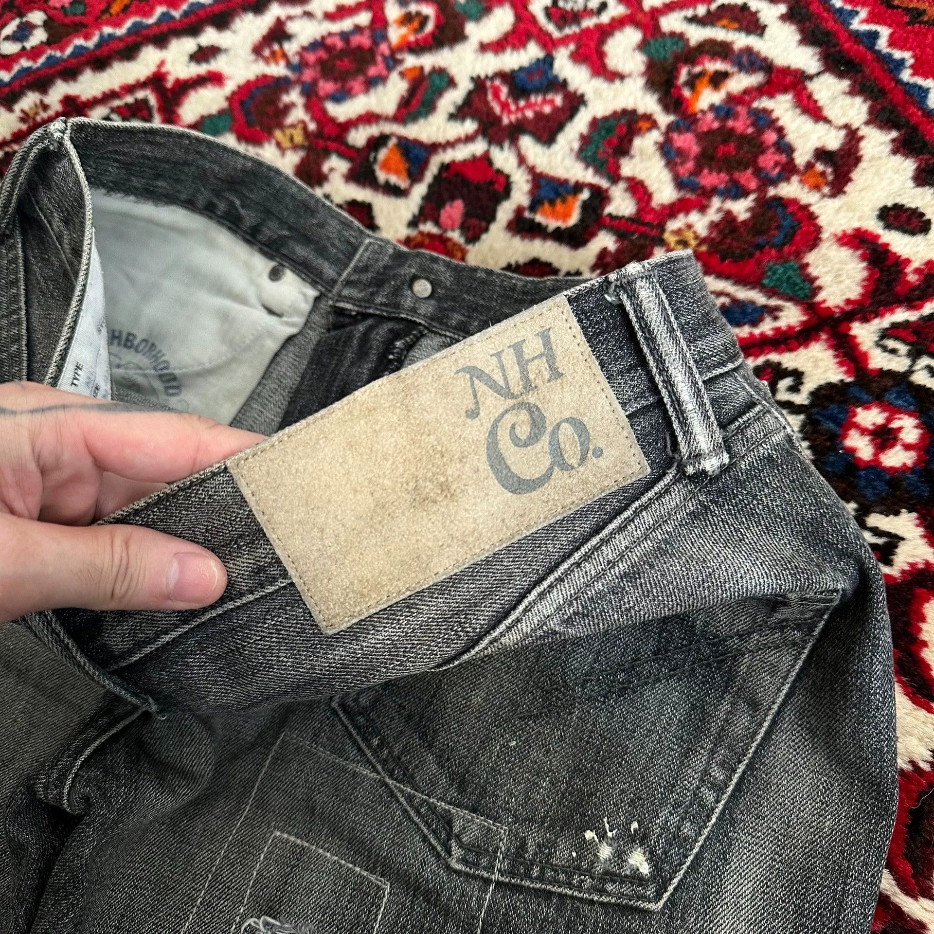 NBDN Nobrandedon NBHD 13aw mid m distressed rust jeans Size US 33 - 6 Thumbnail