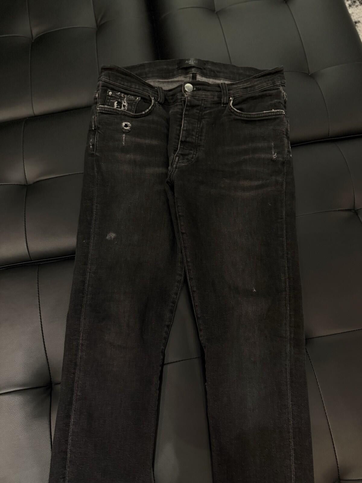 Amiri Size 30 - Amiri Black Jeans 100% Authentic Quick Shipping Size US 30 / EU 46 - 1 Thumbnail