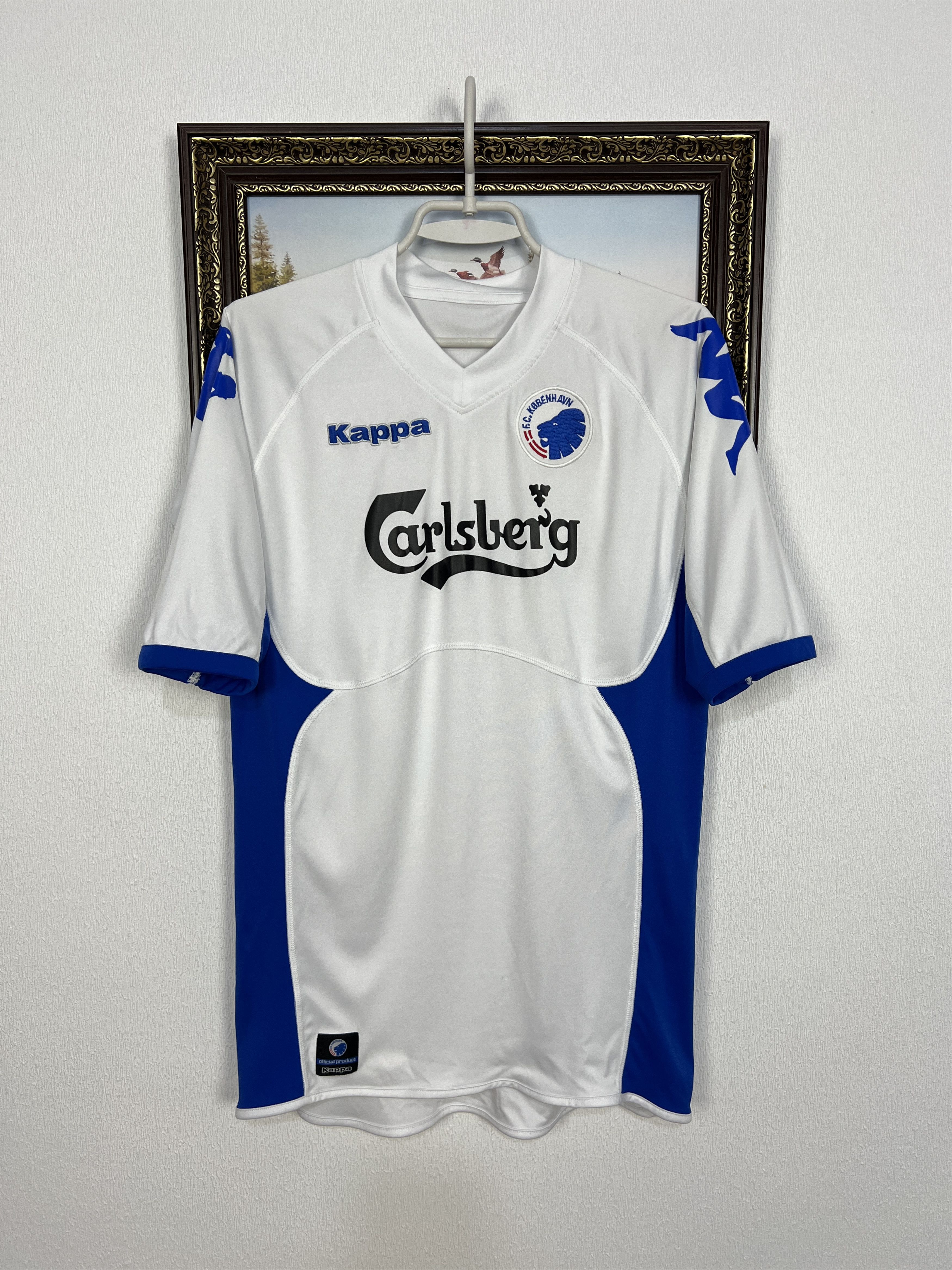 Kappa Kobenhavn football Shirt 2011 Soccer Kappa White Jersey Size US L / EU 52-54 / 3 - 1 Thumbnail