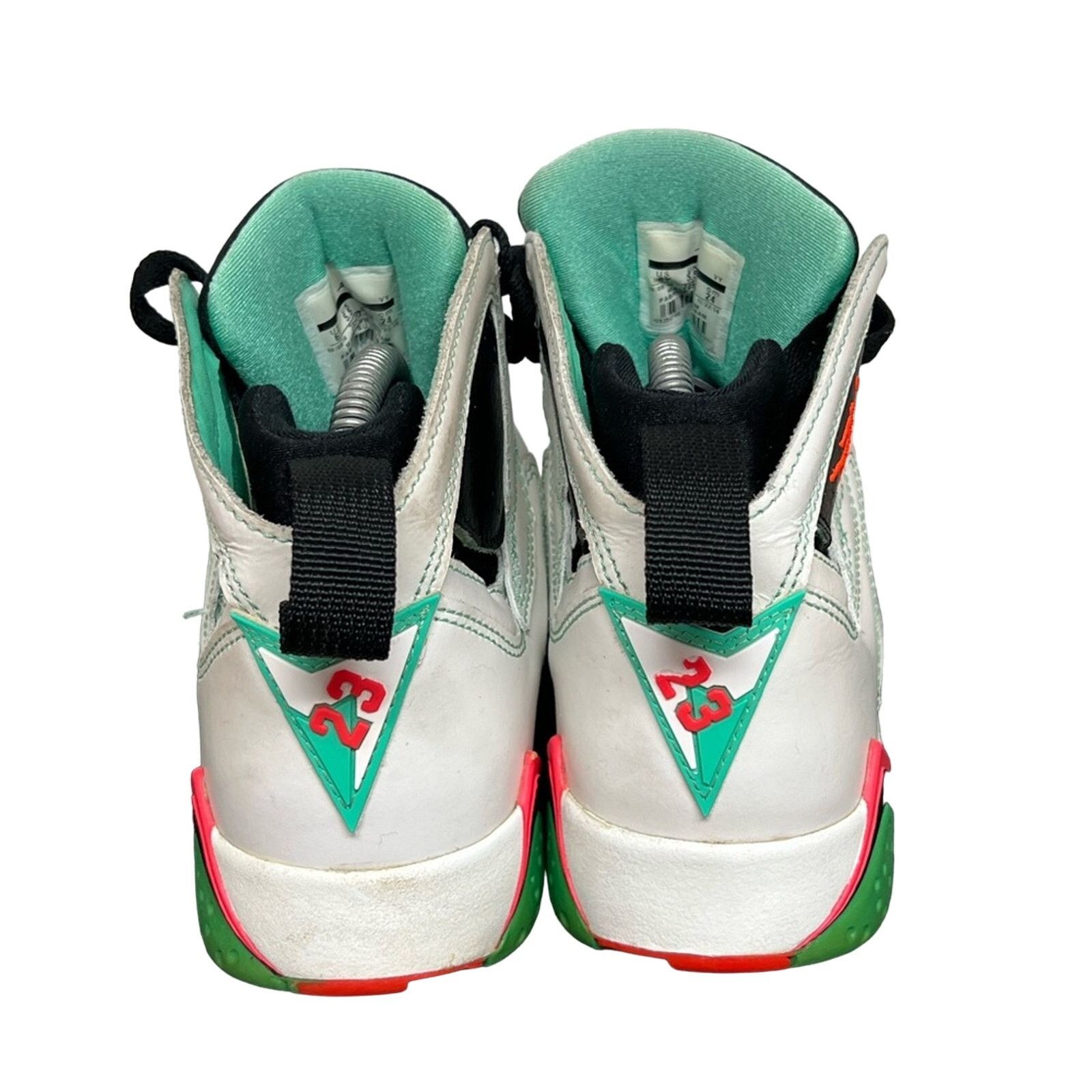 Jordan Brand Nike Air Jordan Retro VII Pearl Infrared Womens 7.5 Size 6Y Size US 7.5 / IT 37.5 - 5 Thumbnail