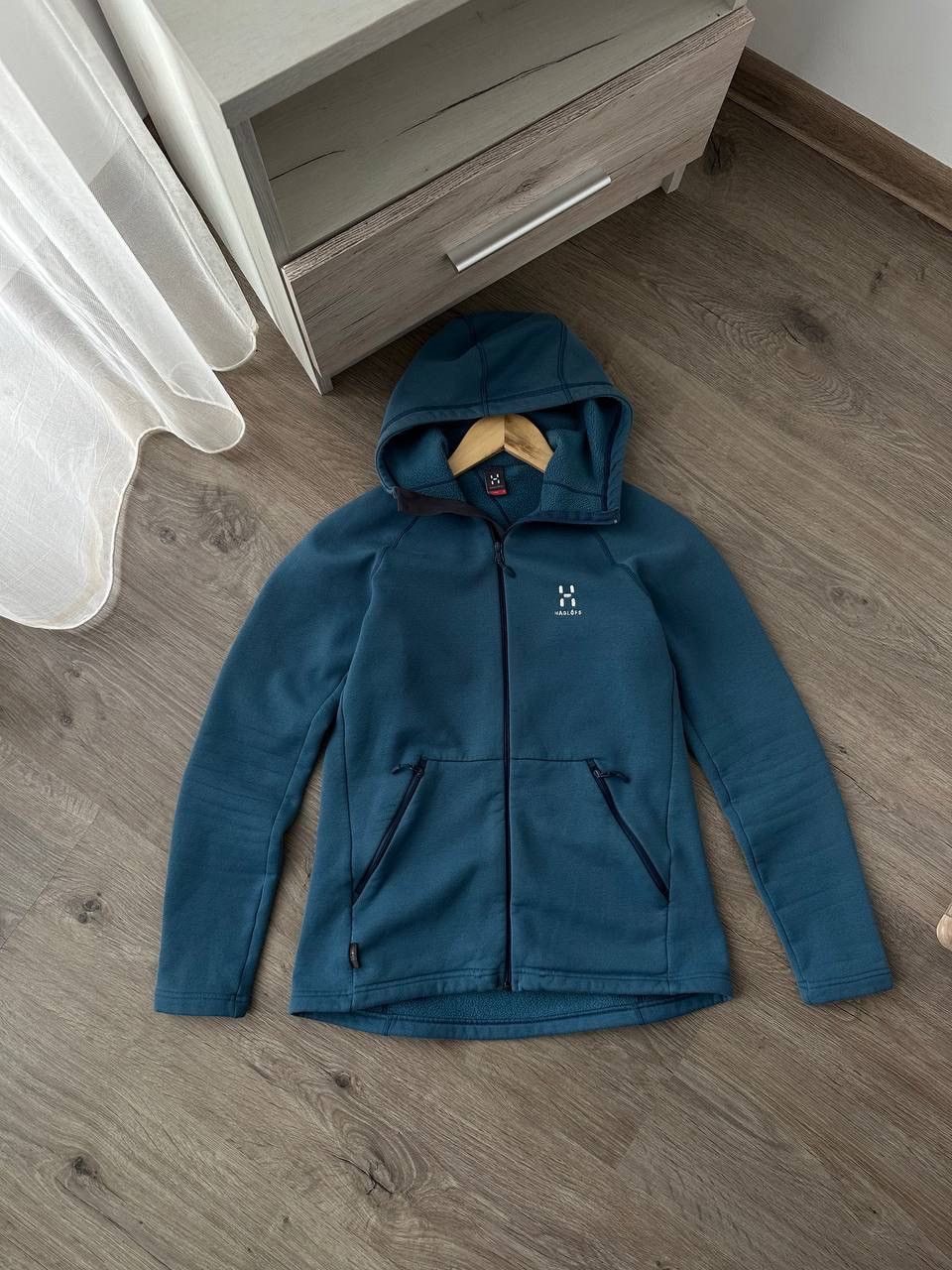 Haglofs × Vintage Vintage Haglofs Blue Outdoor Zip Hoodie Size S / US 4 / IT 40 - 1 Thumbnail