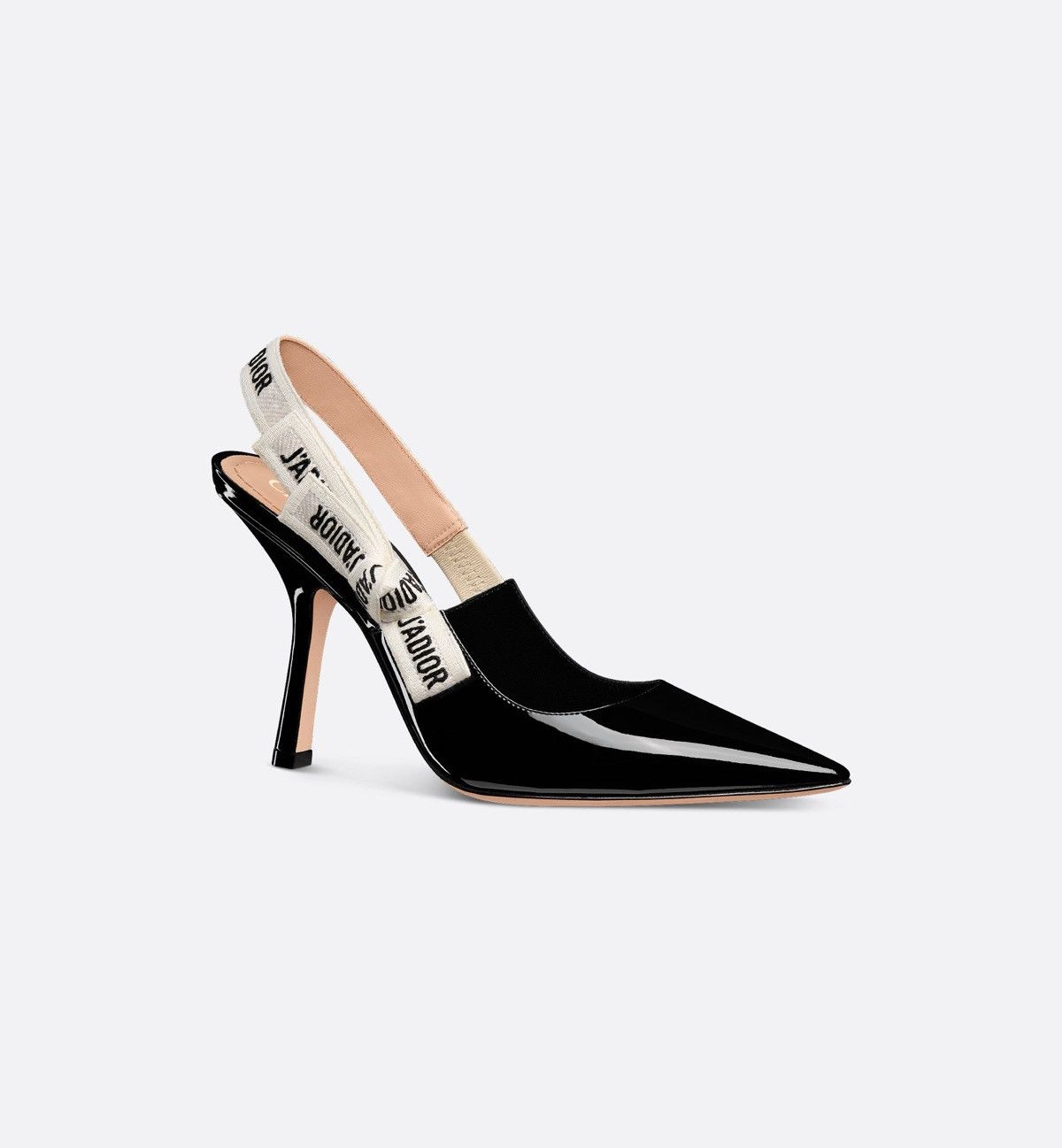 Dior Dior Black Patent Leather Slingback Pumps Size US 6 / IT 36 - 1 Thumbnail