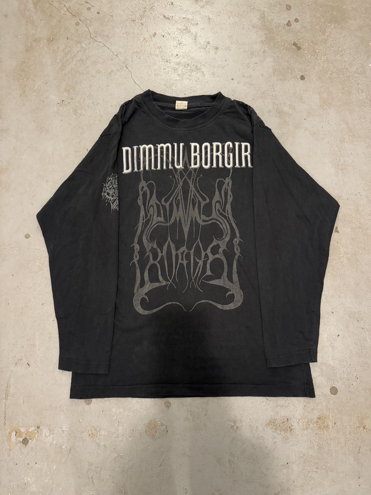 Band Tees × Vintage *RARE* VTG DIMMU BORGIR BLACK METAL BAND TEE EURO 90s Size US XL / EU 56 / 4 - 8 Thumbnail