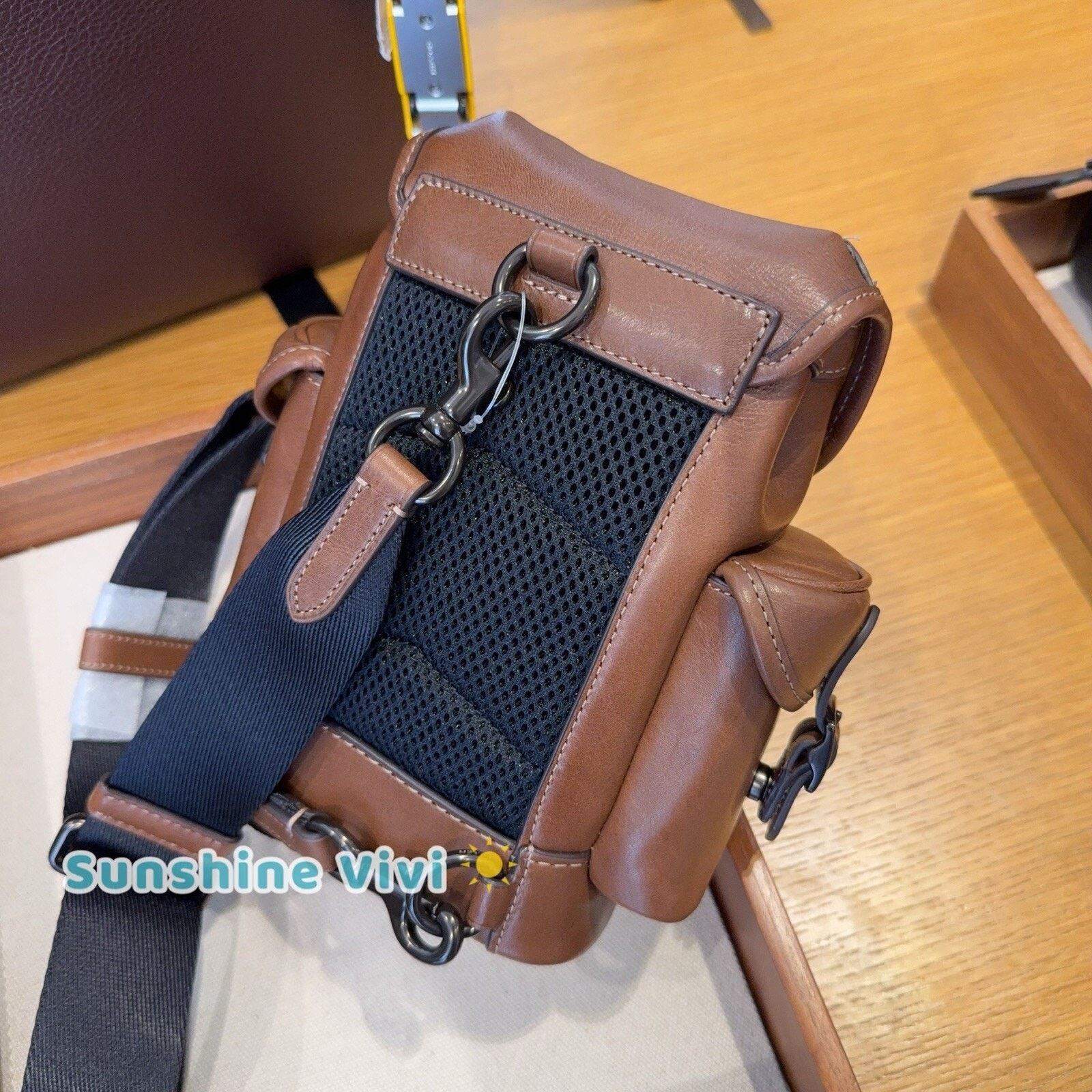 Coach NWT Coach Hitch Backpack13 Backpack CE505 Dard Saddle Size ONE SIZE - 5 Thumbnail