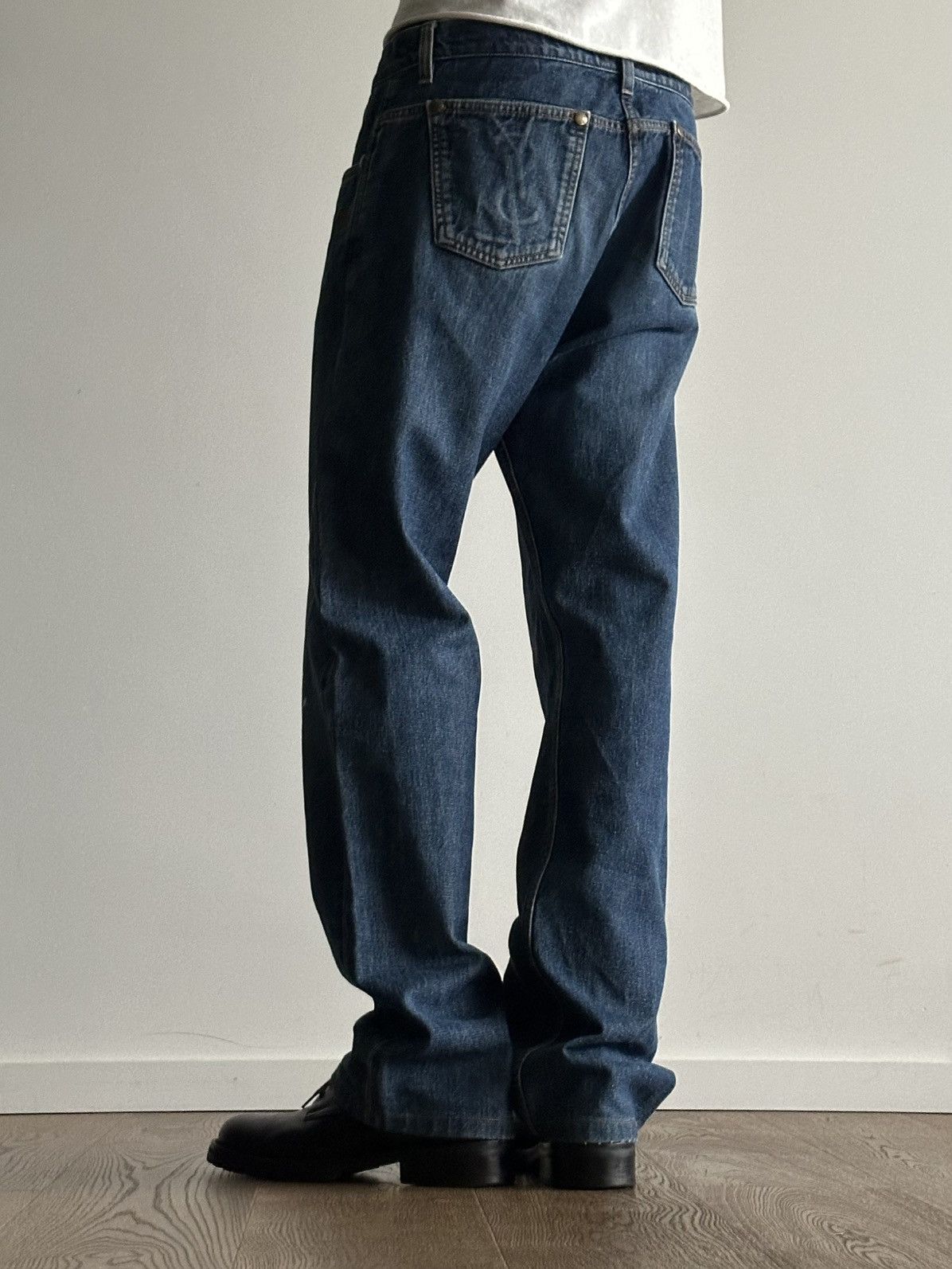 Yves Saint Laurent YSL by Stefano Pilati Denim Jeans Size US 32 / EU 48 - 3 Thumbnail