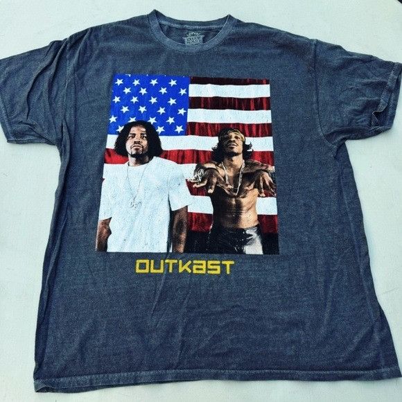 Band Tees × Outkast NEW OUTKAST STANKONIA DARK GREY T-SHIRT SZ SMALL S Size US S / EU 44-46 / 1 - 1 Thumbnail