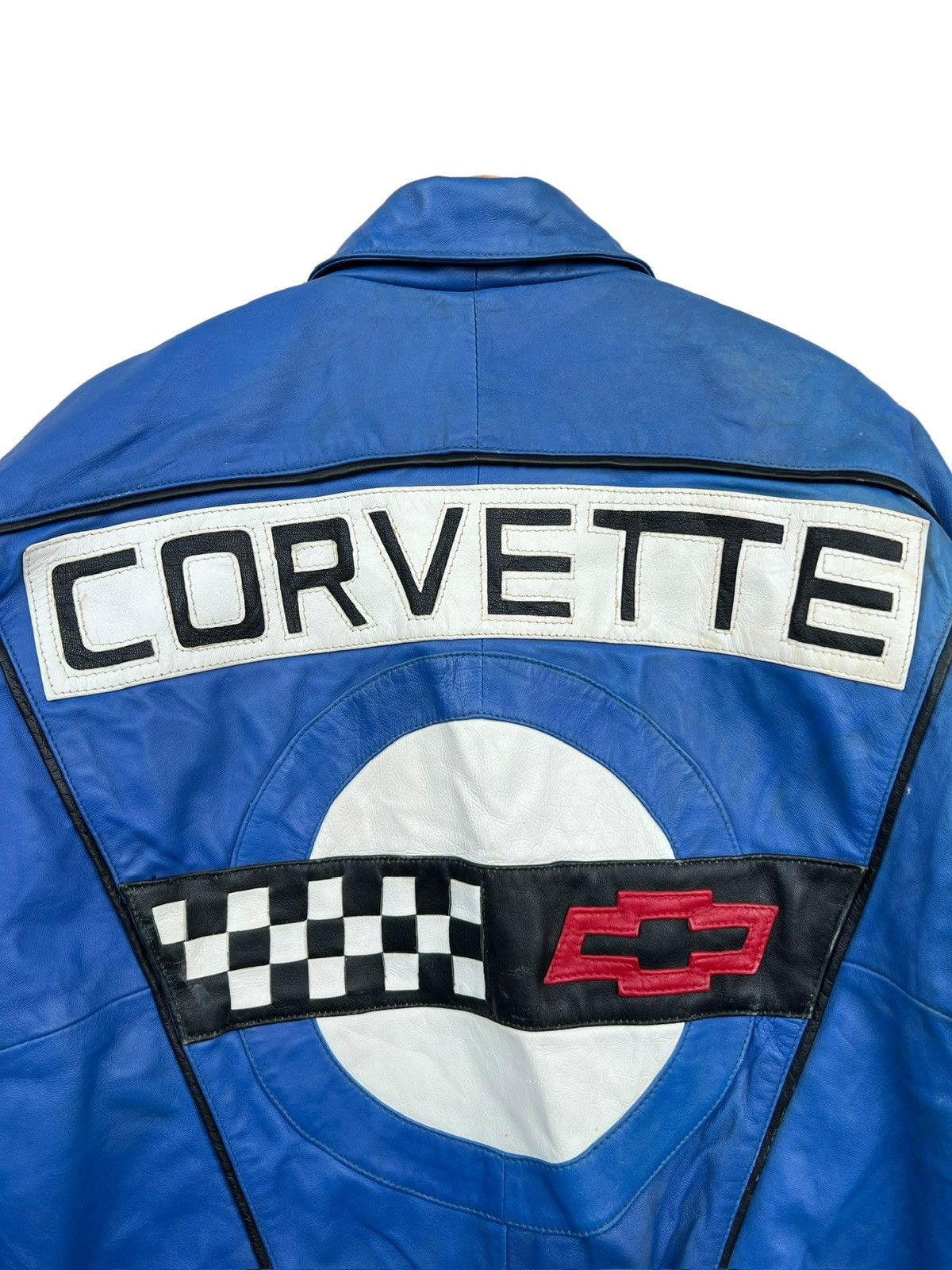Vintage Vintage Covernett Racing Spellout Baggy Leather Jacket Size US M / EU 48-50 / 2 - 12 Thumbnail