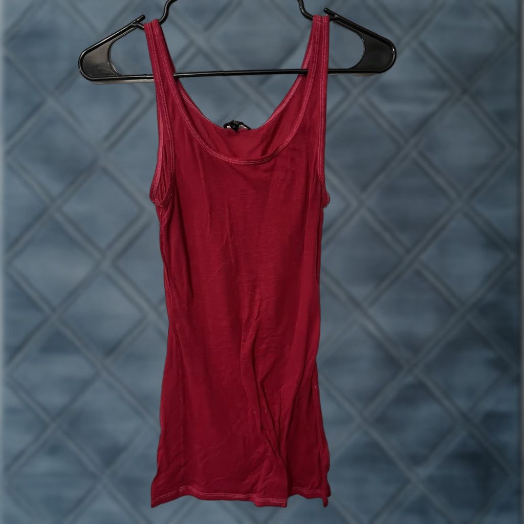 Express Express Women's Small Pink Striped Sleeveless Tank Top Casual Mock Neck Basic Size S / US 4 / IT 40 - 1 Thumbnail