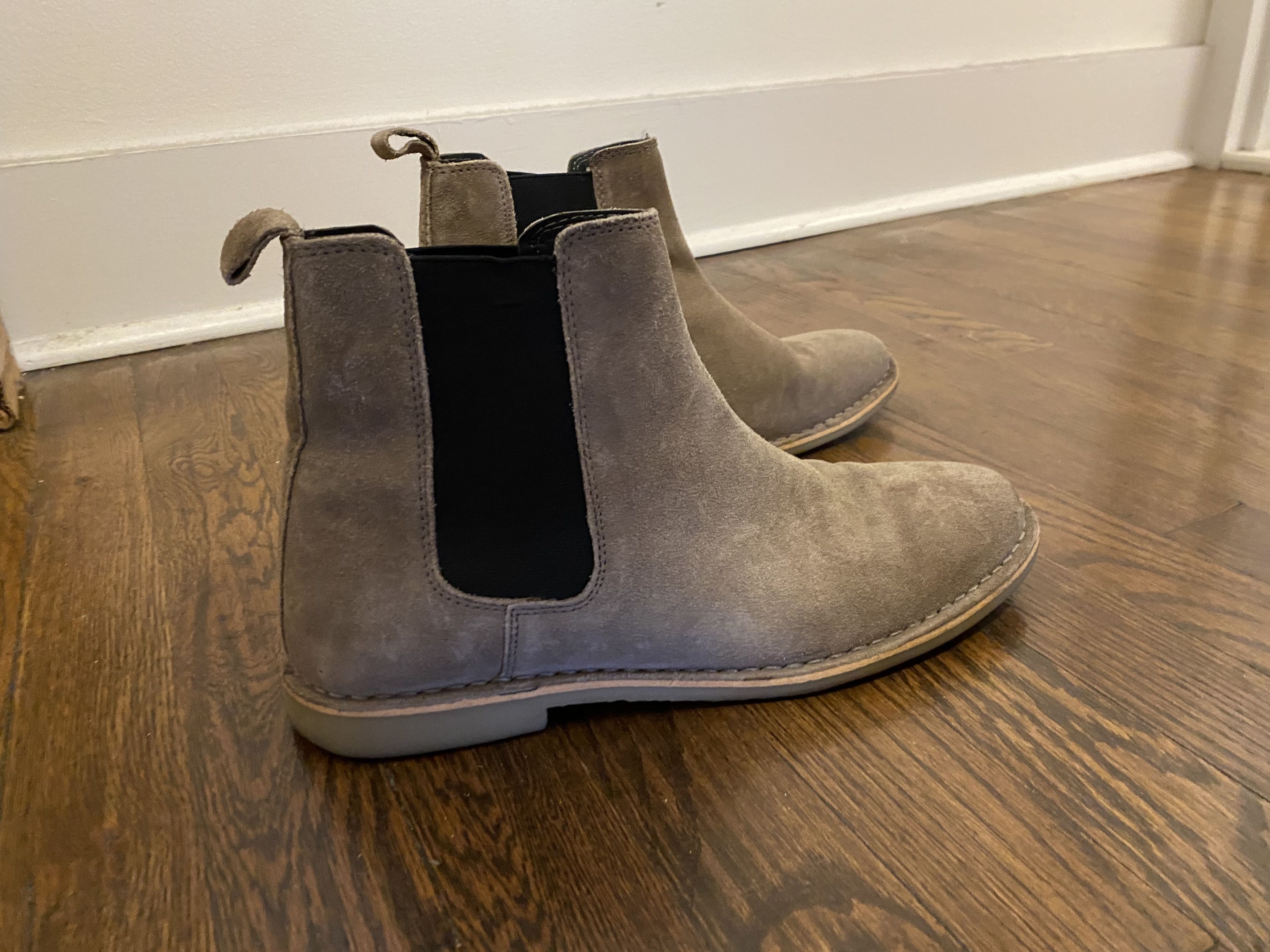 Crevo Crevo Mens Blake Grey Ankle Boots Size 8.5 Medium Size US 8.5 / EU 41-42 - 3 Thumbnail