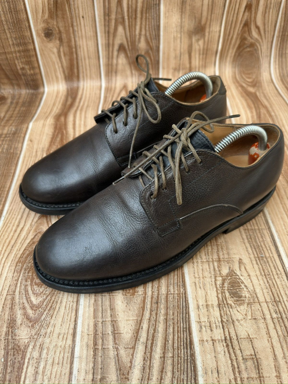 Viberg Viberg Dark Brown Derby Boots. Size US 7 / EU 40 - 3 Thumbnail