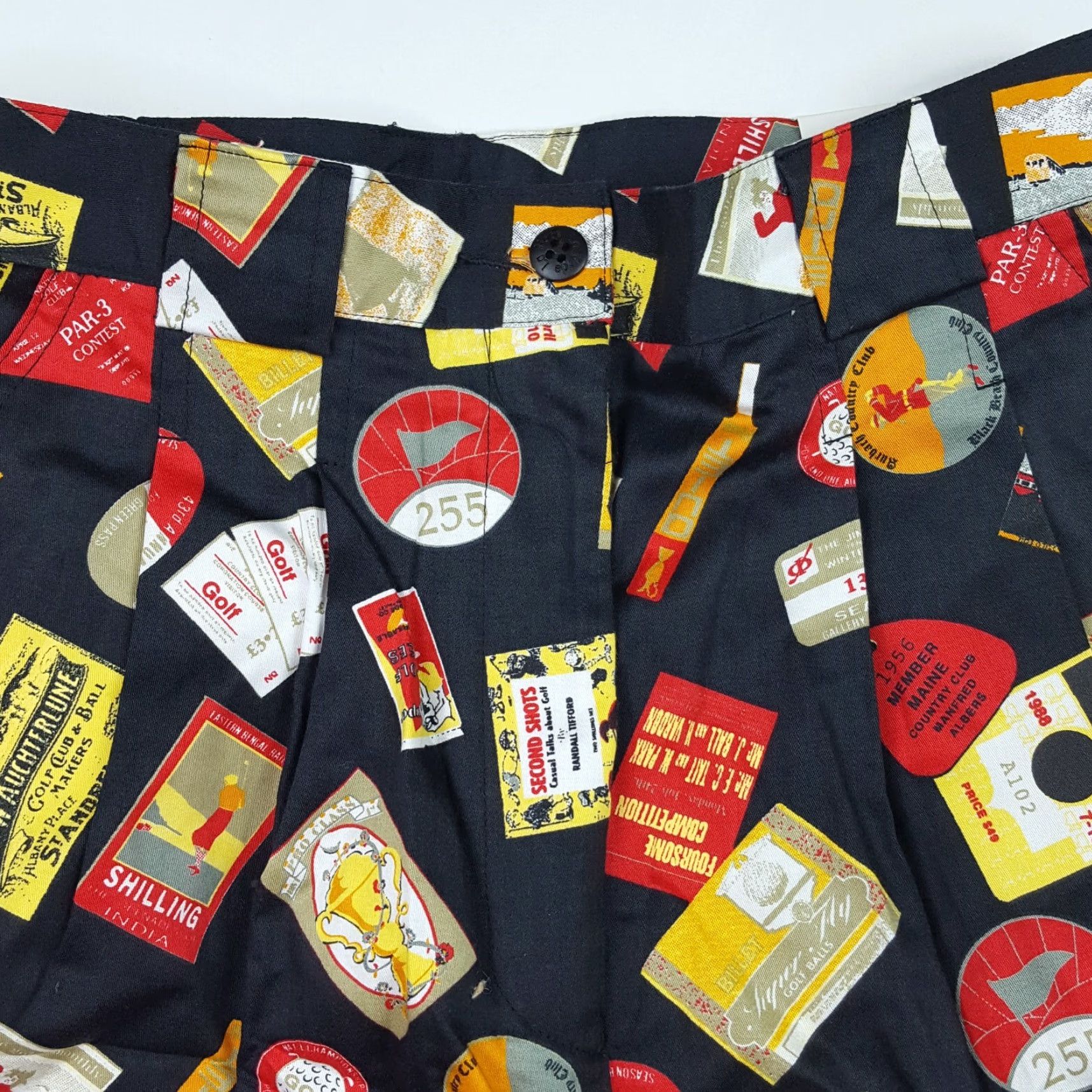 Vintage VINTAGE La Mode Golf Women's Size 6 Retro Art High Waist Outdoor Shorts 80s Size 26" / US 2 / IT 38 - 2 Thumbnail